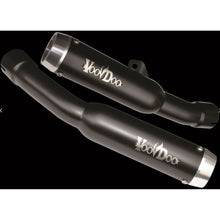 Voodoo Mini Meg Shorty Dual Mufflers - Black VMMEZX14L2B_882559