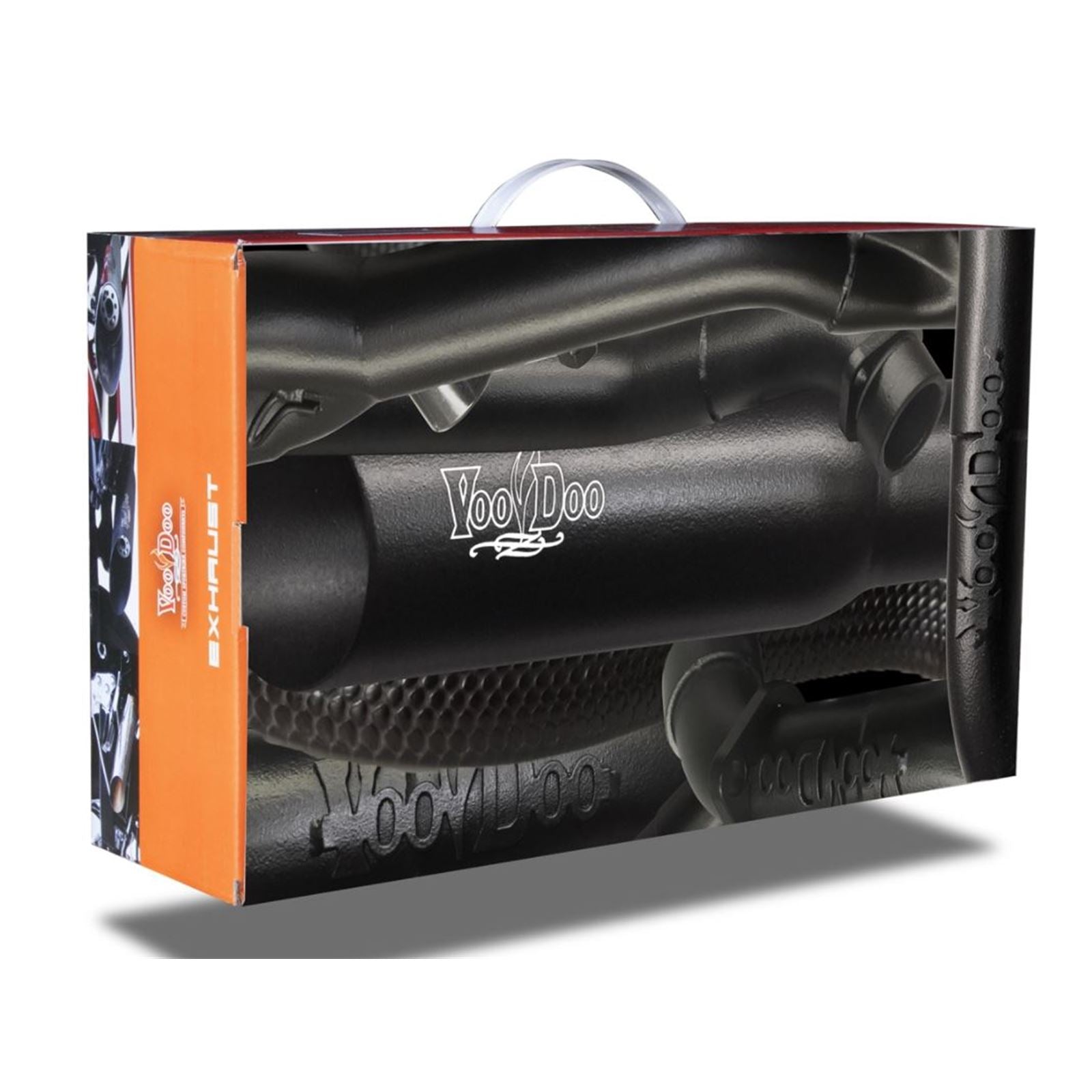 Voodoo 4-into-1 Full System Exhaust - Natural head-pipe and Black Muffler VEFSGSXR1K5B_882908