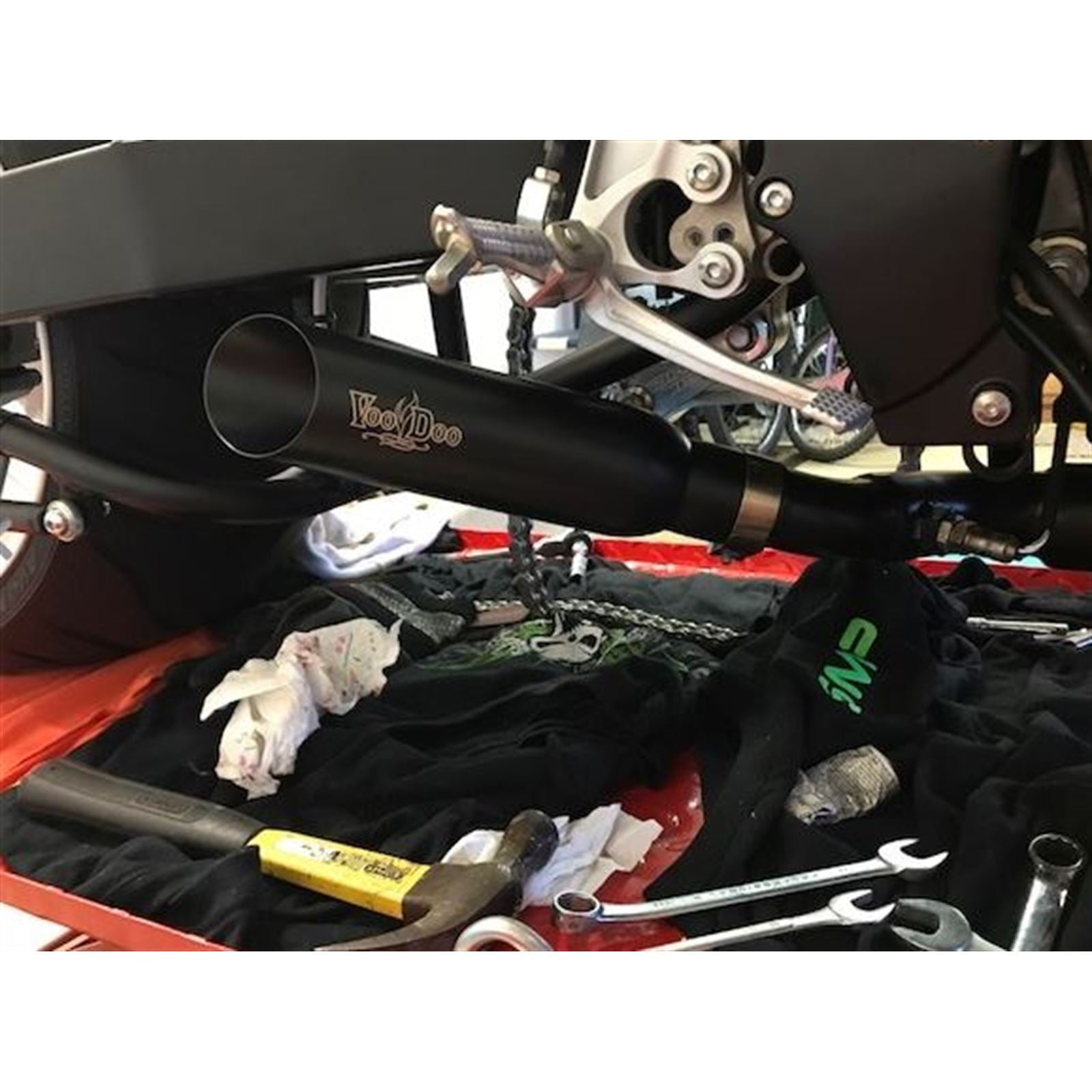 Voodoo 4-into-1 Full System Exhaust - Black VEFSGSXR1K9B_882685