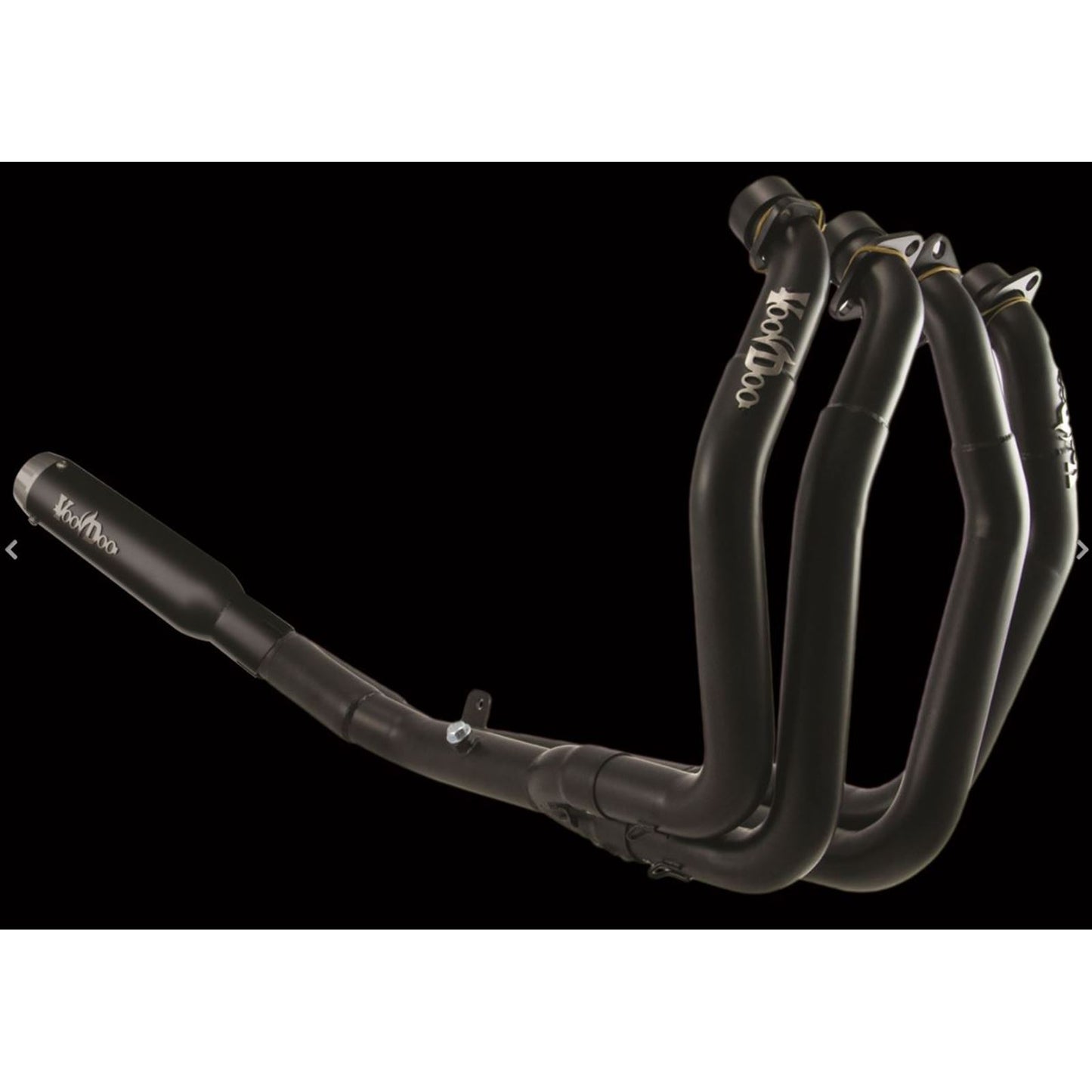 Voodoo 4-into-1 System, Mini Meg Shorty Muffler - Black VMMEFSBUSAJ9B_882591