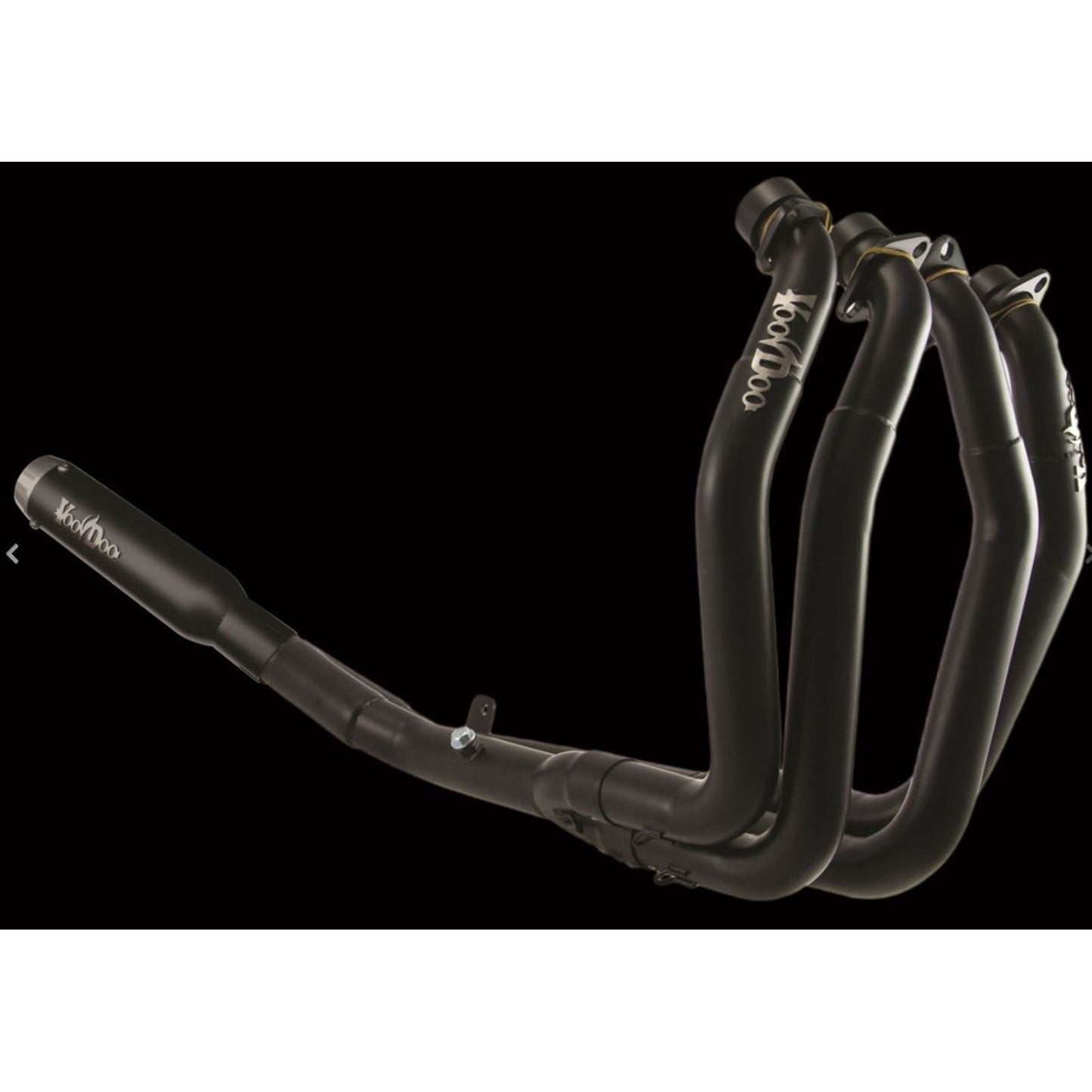 Voodoo 4-into-1 Race System (2) O2 Race Exhaust - Black VMMEFSBUSAM2B_882584