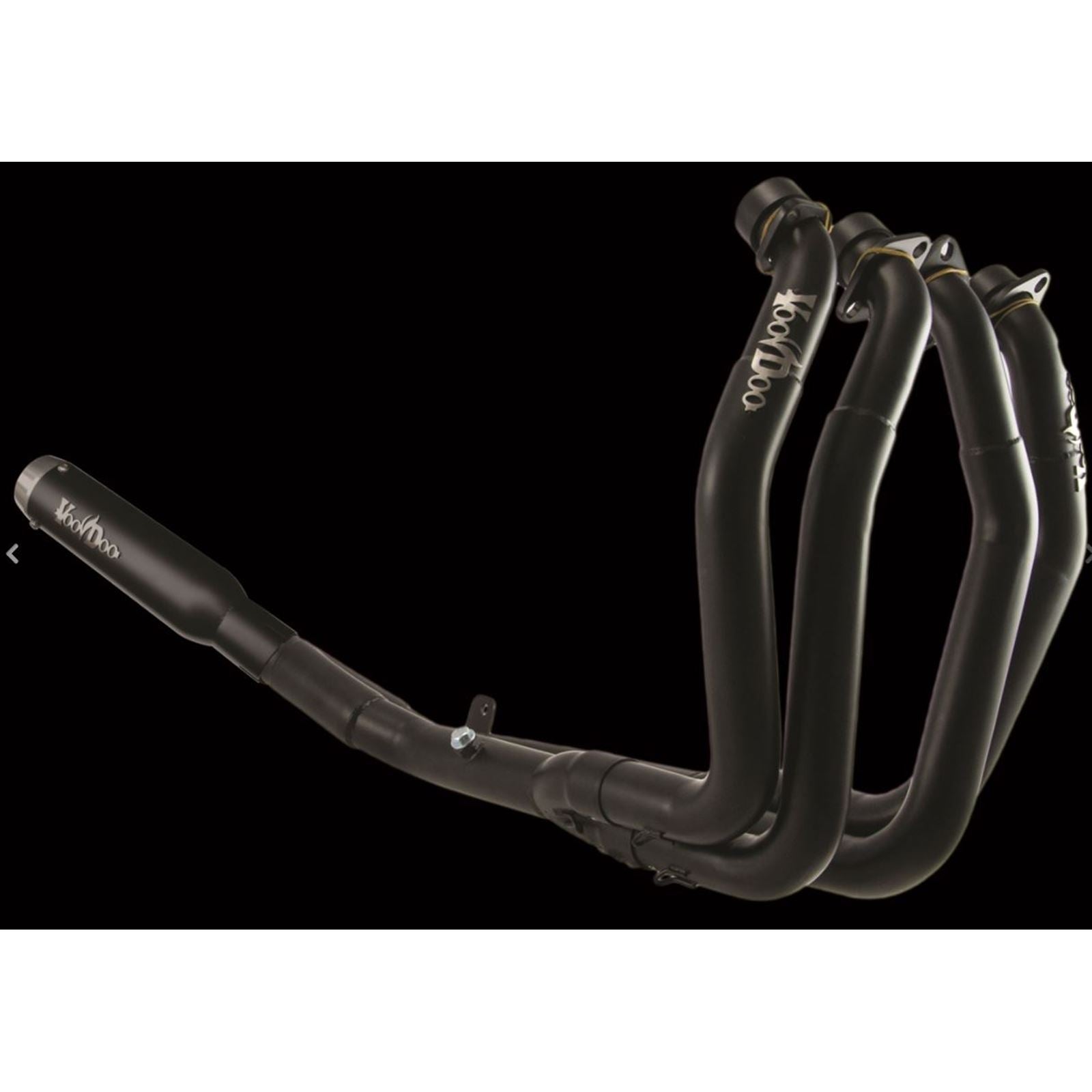 Voodoo 4-into-1 Race System (2) O2 Race Exhaust - Black VMMEFSBUSAM2B_882584