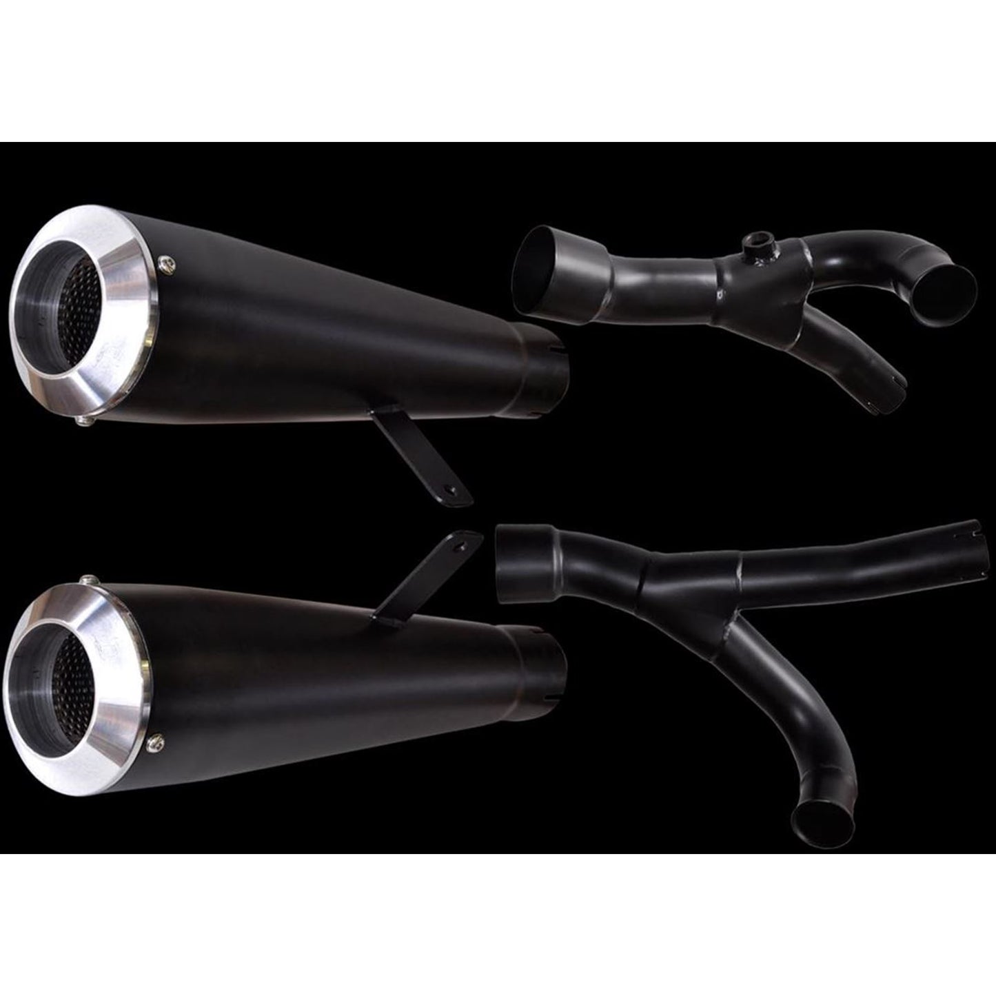 Voodoo Megaphone Slip-On Exhaust - Black VMEVMXK9CDDB_882653