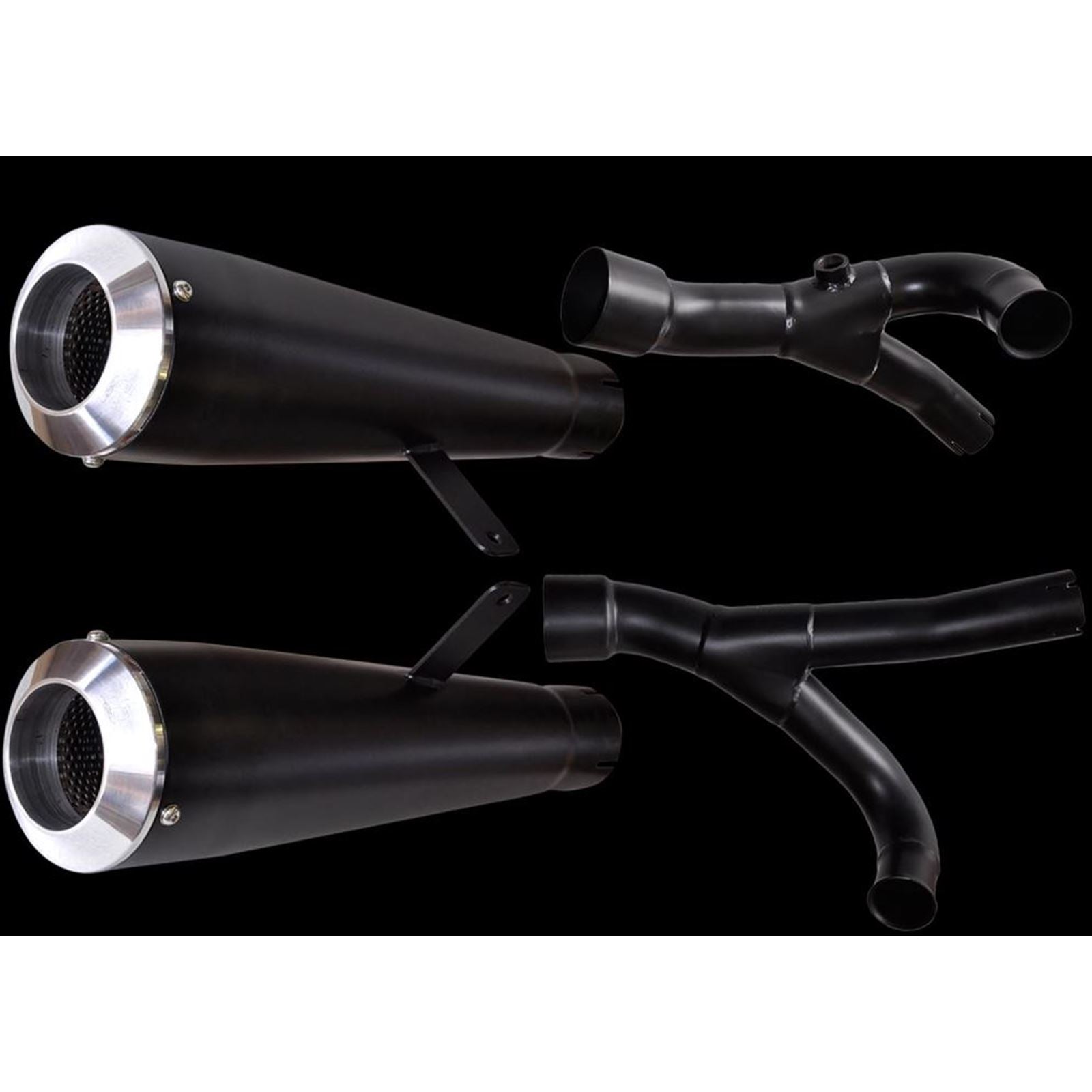Voodoo Megaphone Slip-On Exhaust - Black VMEVMXK9CDDB_882653