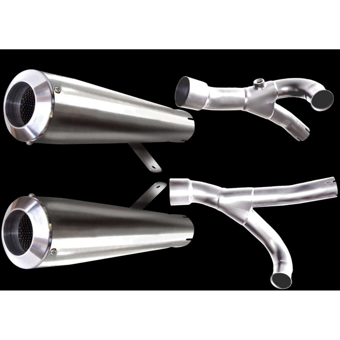 Voodoo Megaphone Slip-On Exhaust - Polished VMEVMXK9CDDP_882652