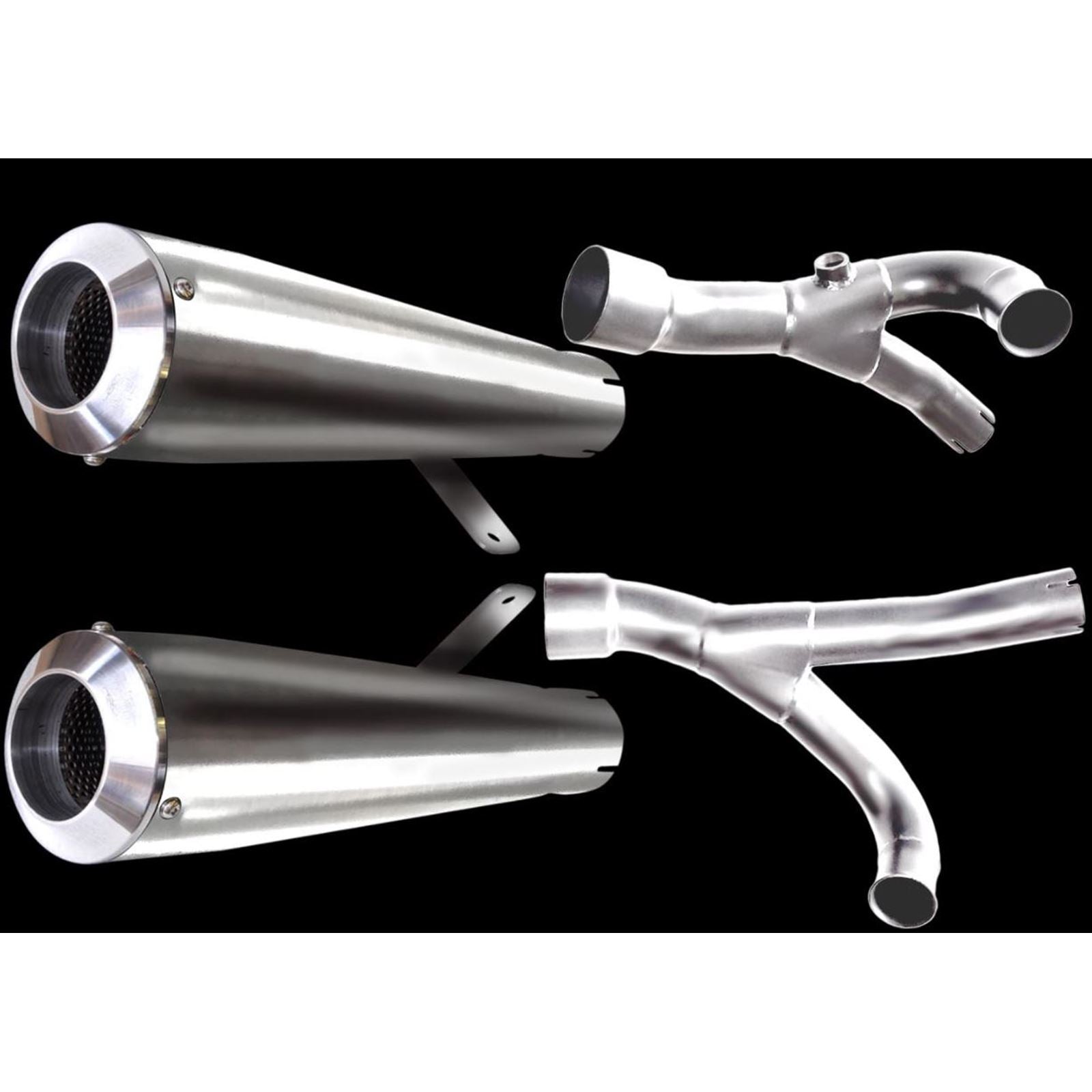 Voodoo Megaphone Slip-On Exhaust - Polished VMEVMXK9CDDP_882652