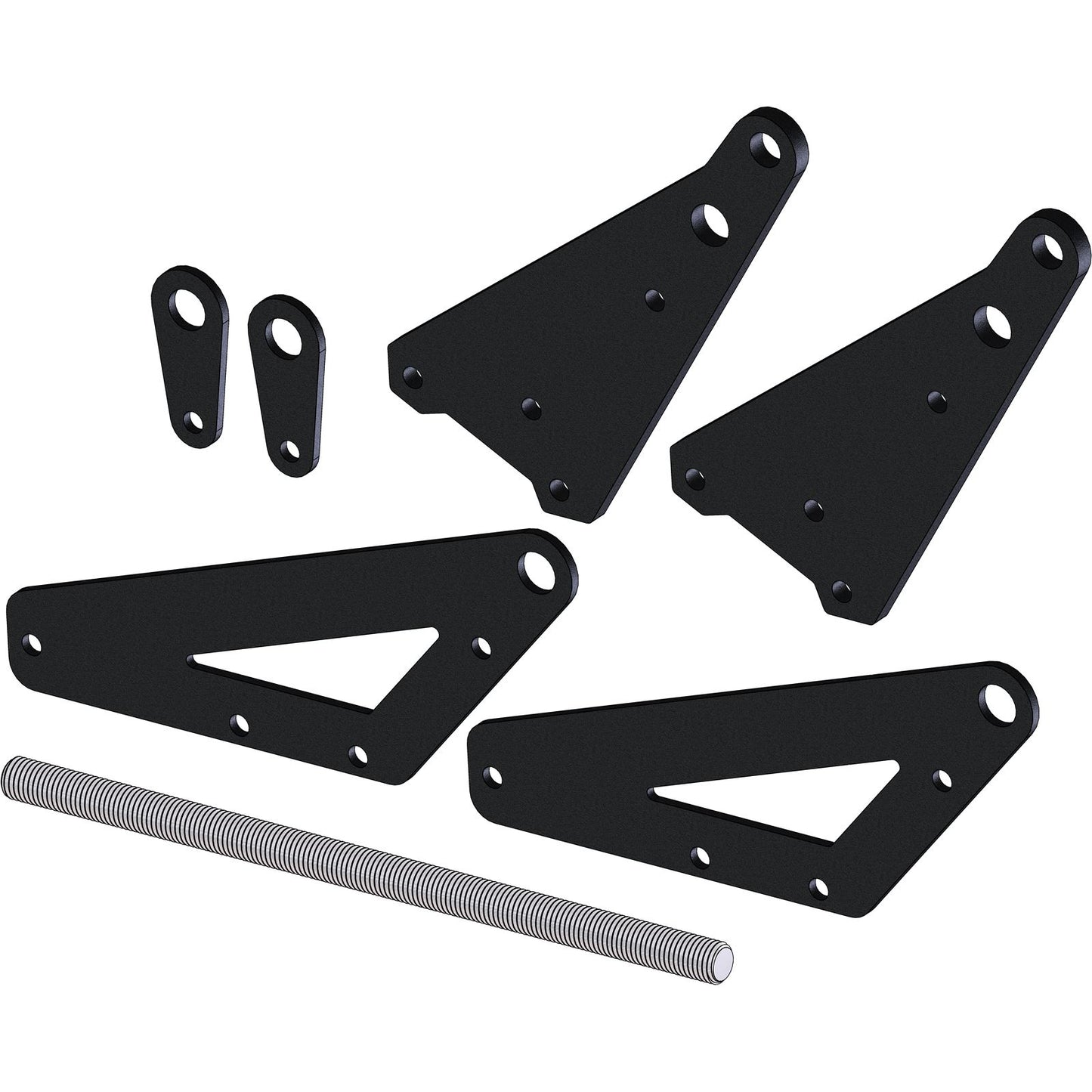 KFI Pro 2.0 UTV Push Tube - 6" Leveling Kit 106326_1095530