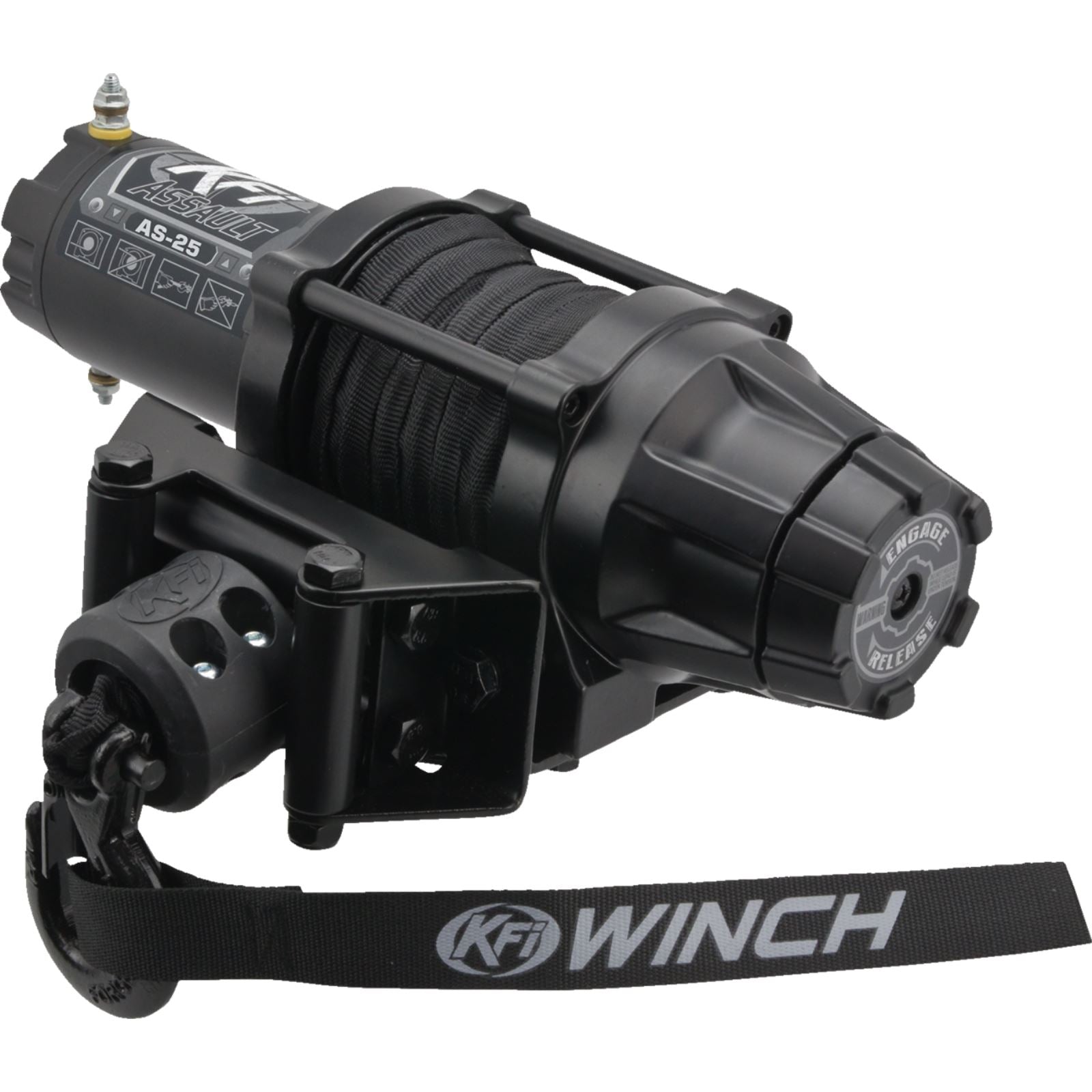 AS-25 Assault Winch - 2500 Lb - Synthetic Cable_1385661
