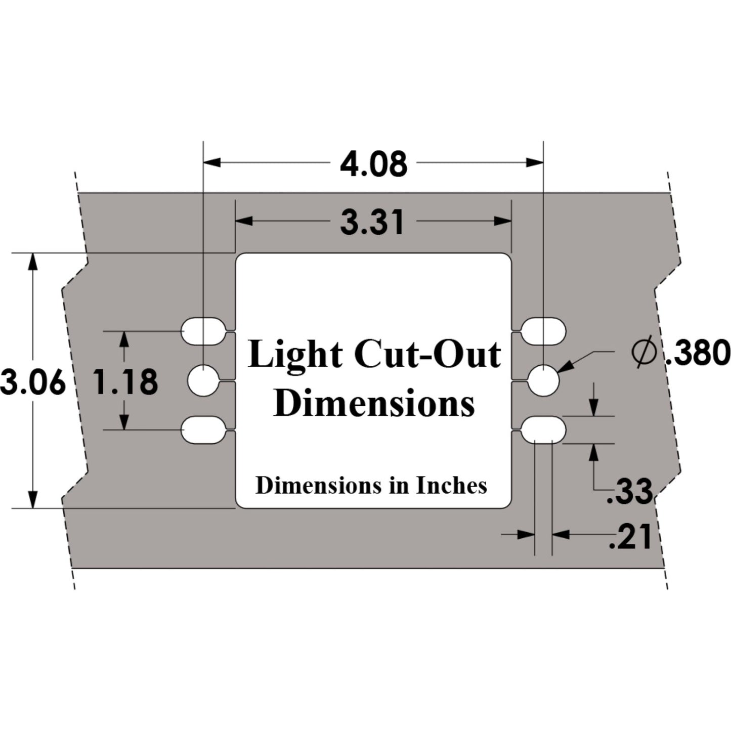 KFI Bumper Light Cover Kit 101445_1175726