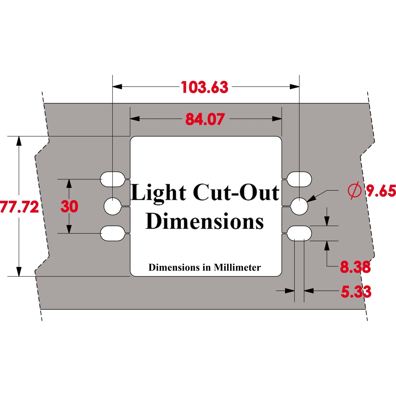 KFI Bumper Light Cover Kit 101445_1175727