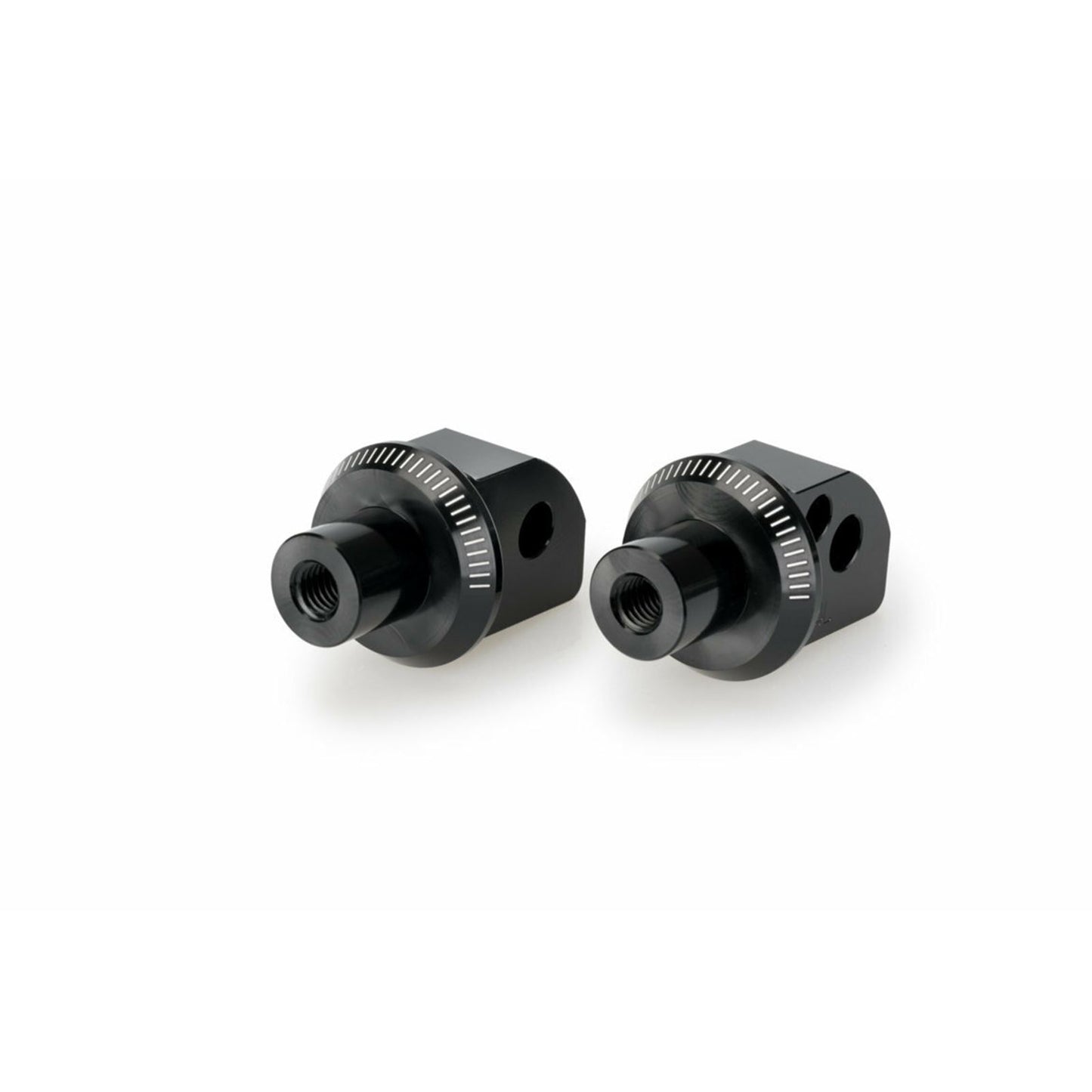 Puig Footpeg Adapter - Passenger - Black fits Yamaha XSR700 [MPN: 20676N]_1095572