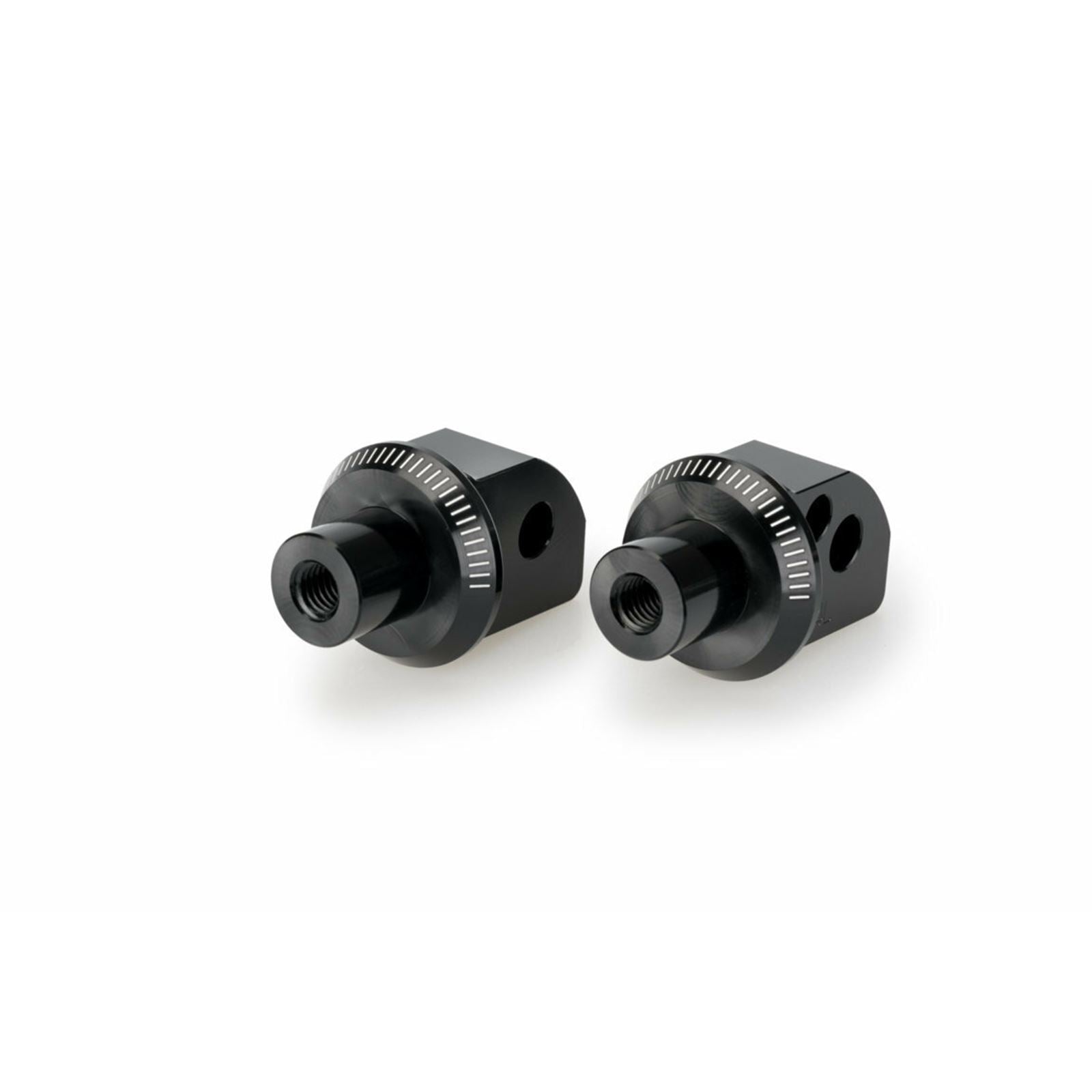 Puig Footpeg Adapter - Passenger - Black fits Yamaha XSR700 [MPN: 20676N]_1095572