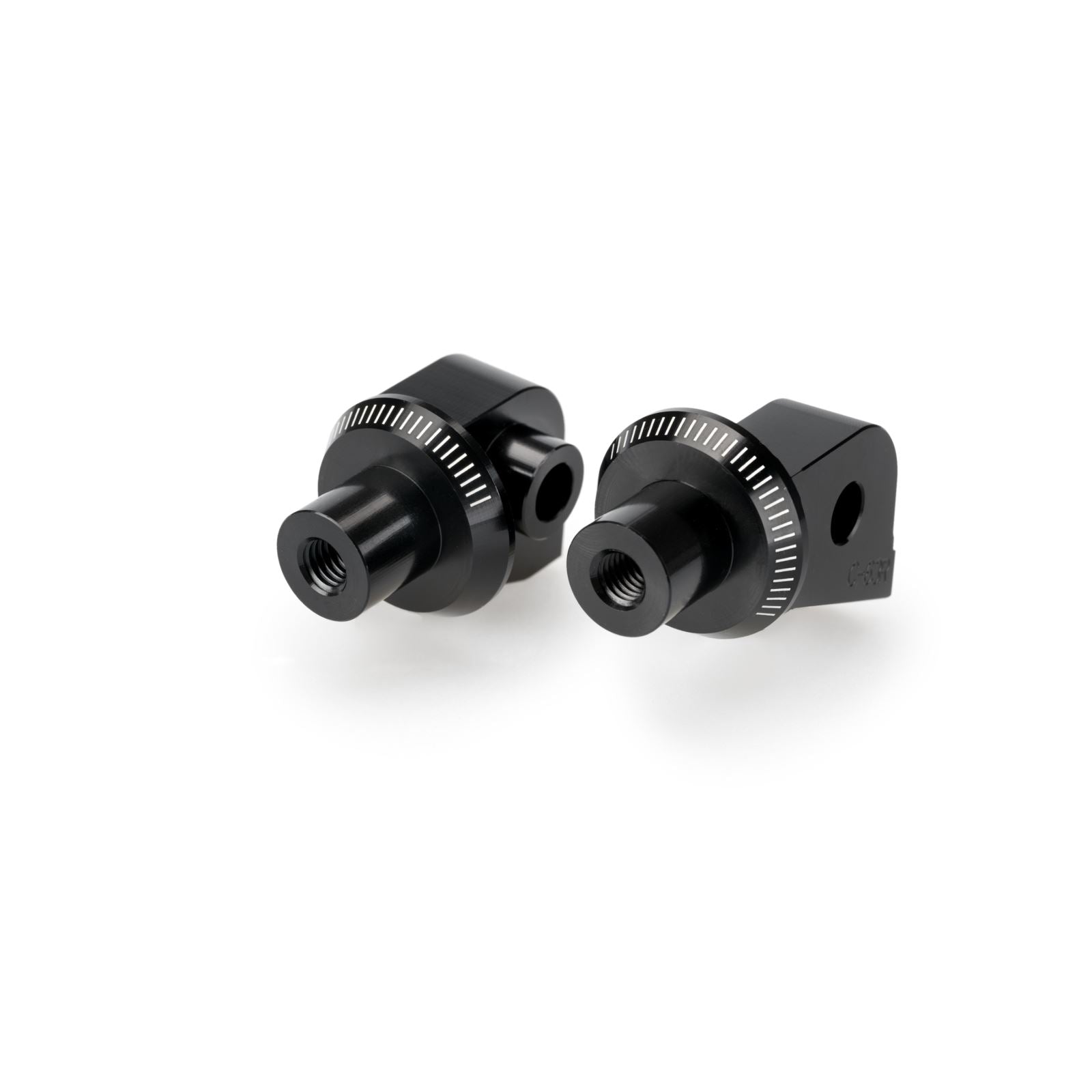 Puig Footpeg Adapter Black fits Yamaha XT1200ZE [MPN: 3661N]_1153812