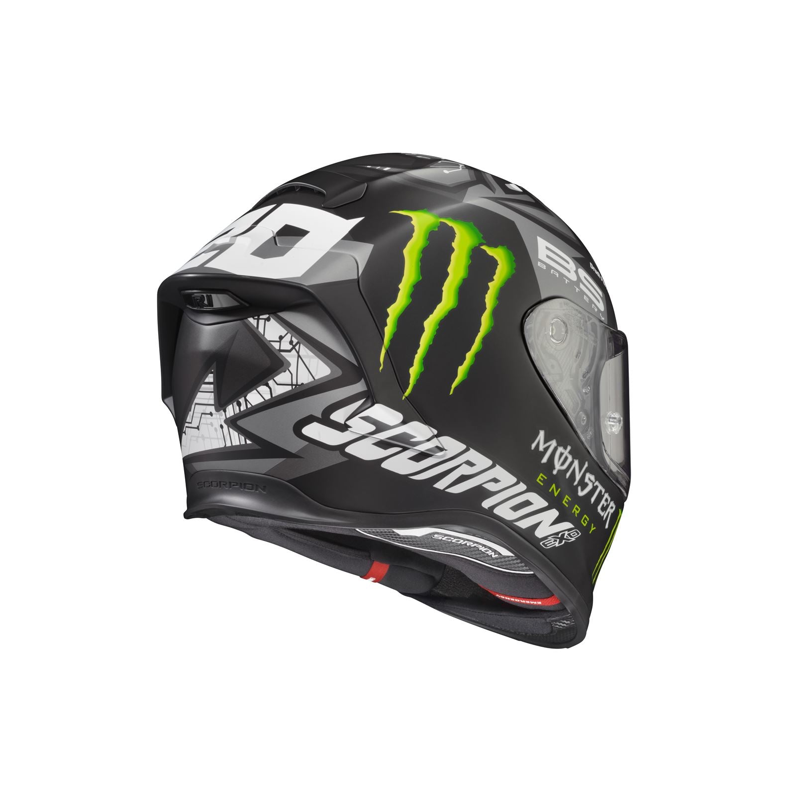 ScorpionEXO Exo-R1 Air Helmet Quartararo Monster-Energy - Silver - Medium R1-4204_1069718