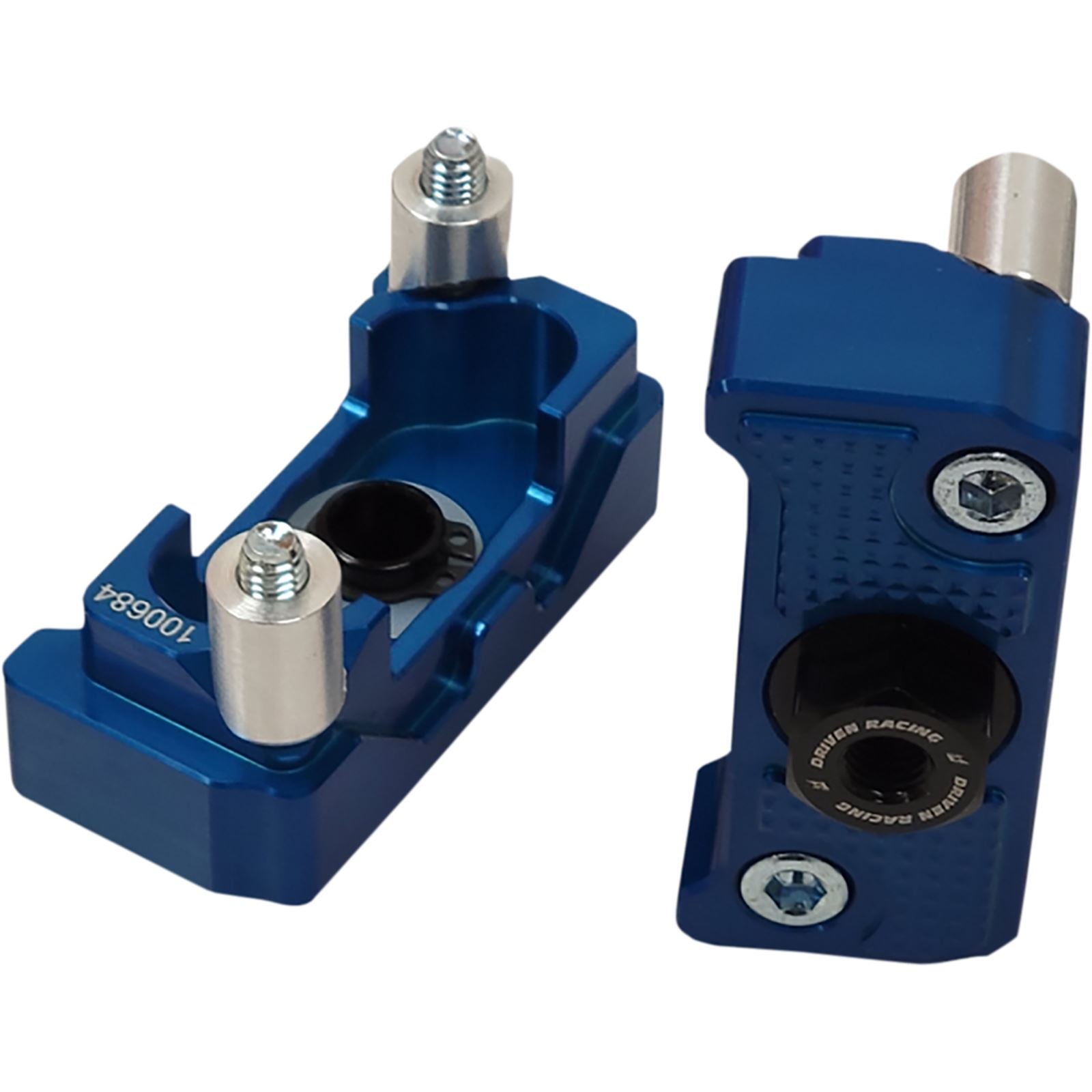 Driven Captive Axle Block Sliders for Yamaha - Blue DRCAX-204BL_883472