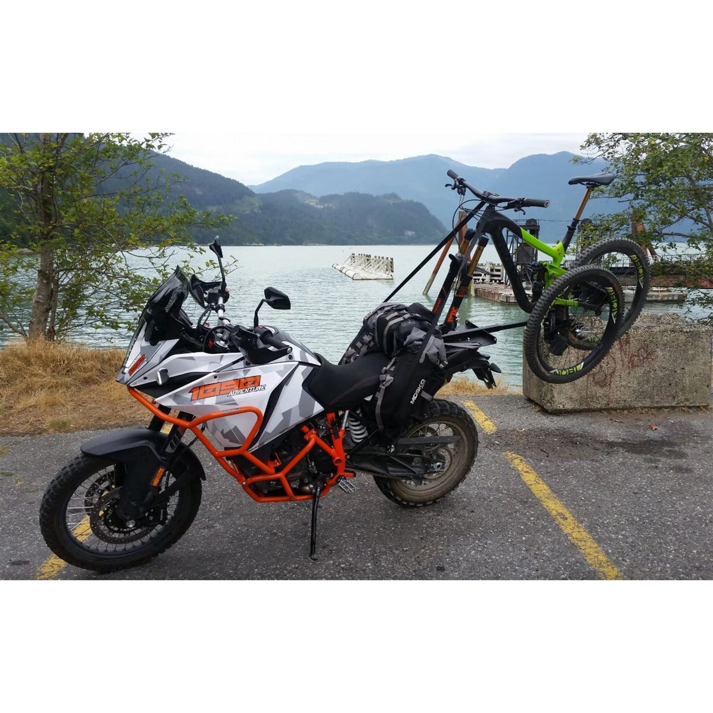 2x2 Cycles Bicycle Carrier Mount Plate Adventure Touring for KTM 1050/1090/1190/1290 KTM-2_1396319