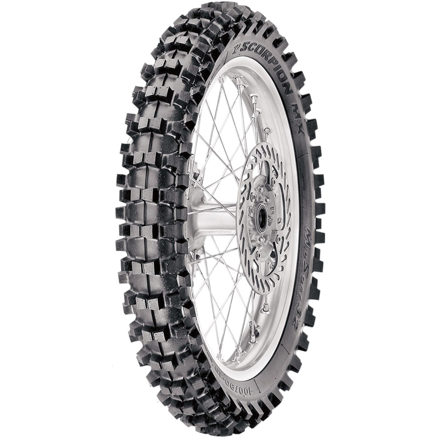 Pirelli - Powersports Scorpion™ MX32 Mid Soft Tire - Rear - 60/100-12 - 36M 3841900_883748