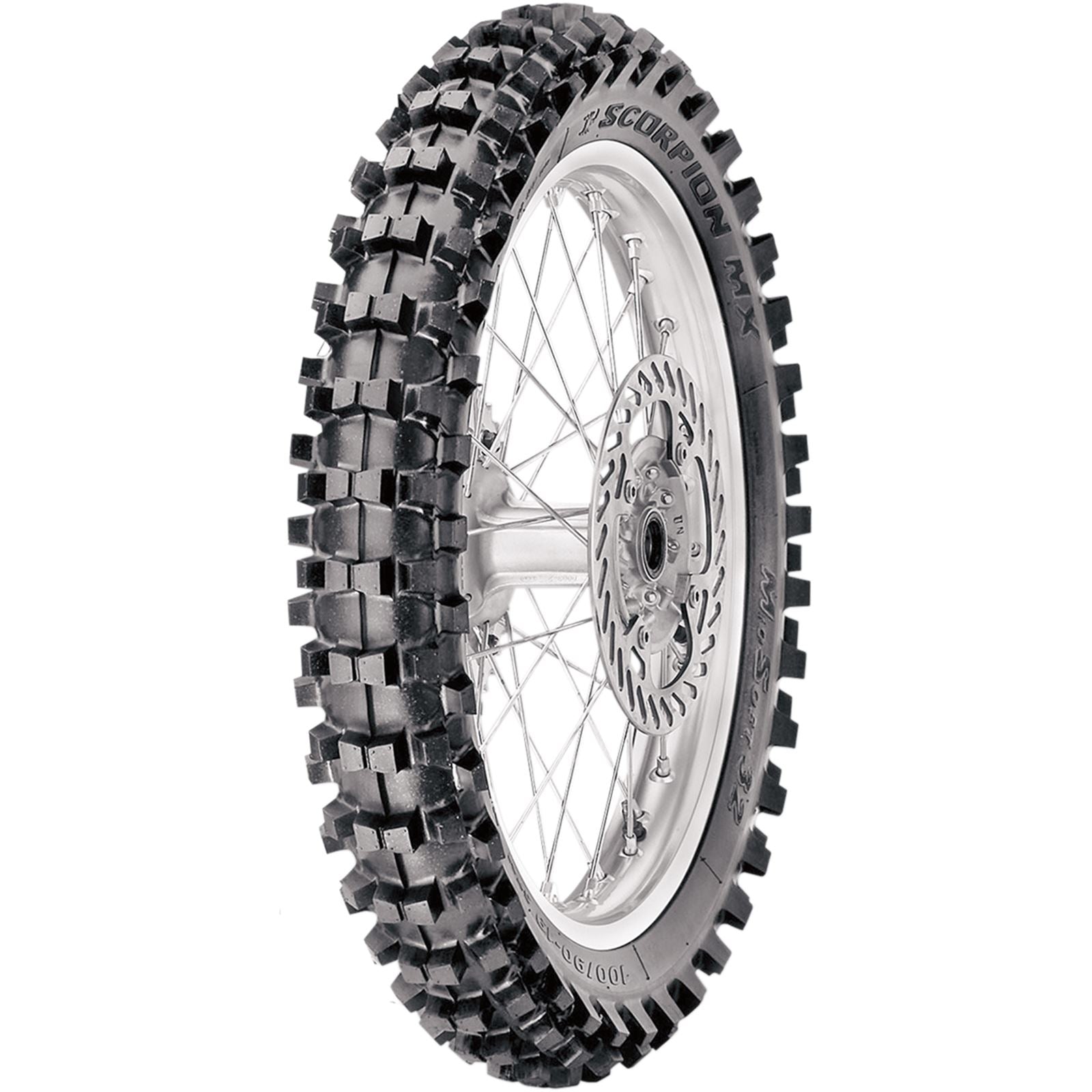 Pirelli - Powersports Scorpion™ MX32 Mid Soft Tire - Rear - 80/100-12 - 50M 3842300_883761