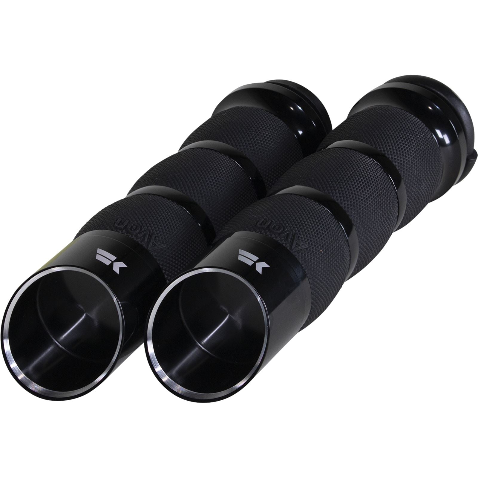 Khrome Werks Grips - Edge - Air Cushion - TBW - Black [MPN: 500150]_883785