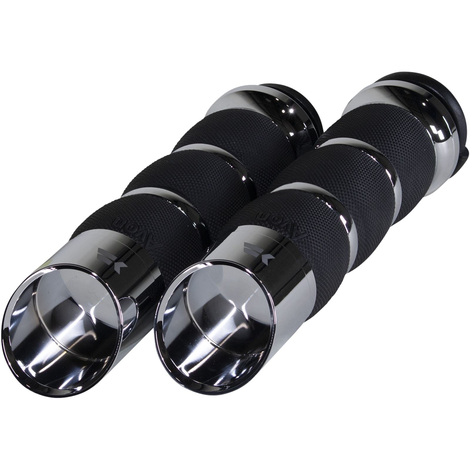 Khrome Werks Grips - Edge - Air Cushion - TBW - Chrome [MPN: 500170]_883787