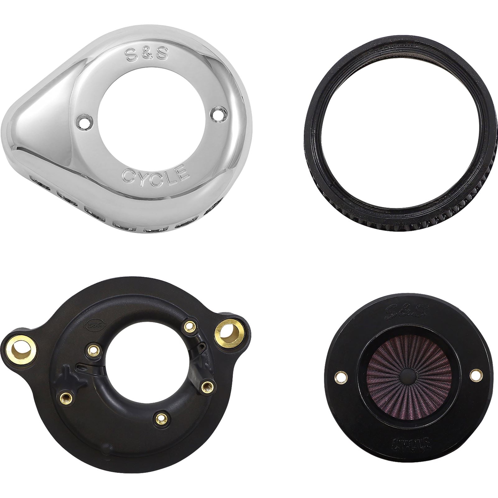 S&S Cycle Stinger Air Cleaner Kit 170-0717A_1074095