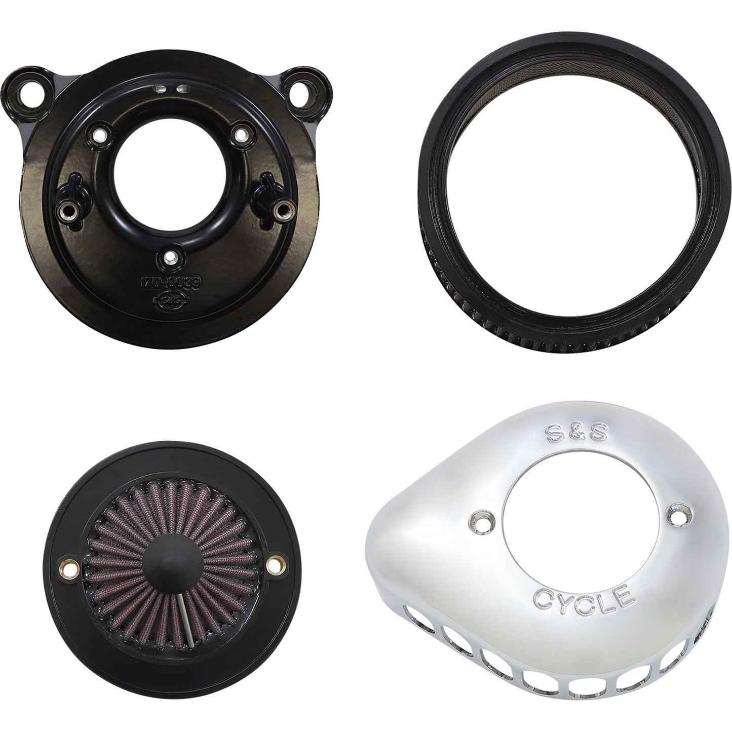 S&S Cycle Stinger Air Cleaner Kit 170-0719A_1097369