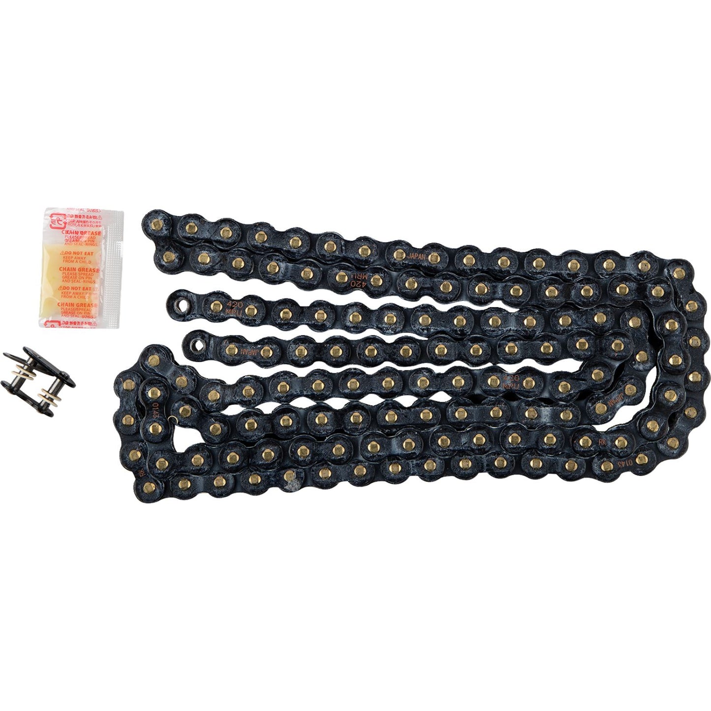RK Chain 420 MRU - Chain - 130 Links - Black [MPN: BL420MRU-130]_1157179