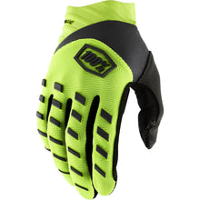 Youth Airmatic Gloves Flo Yellow/Black, Medium_2097061
