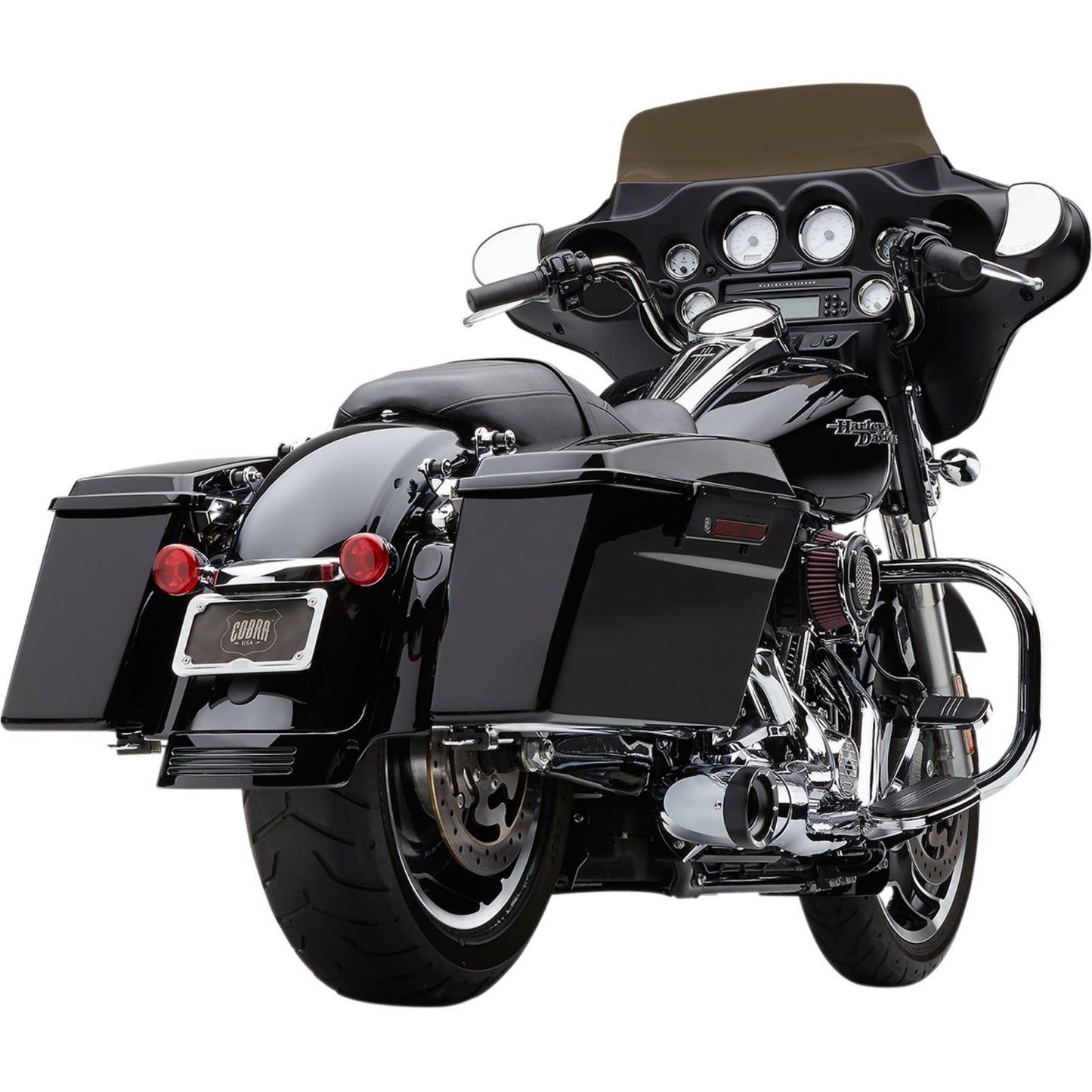 Cobra Turn Out 2-into-1 Exhaust System - Chrome 6270-1_1147539