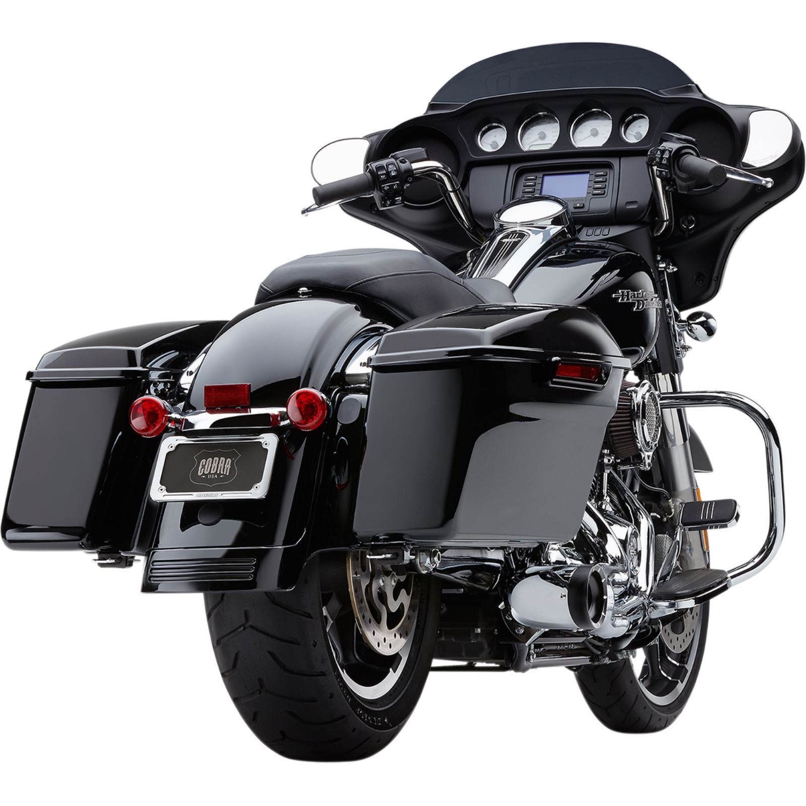 Cobra Turn Out 2-into-1 Exhaust System - Chrome [MPN: 6271-1]_1146453