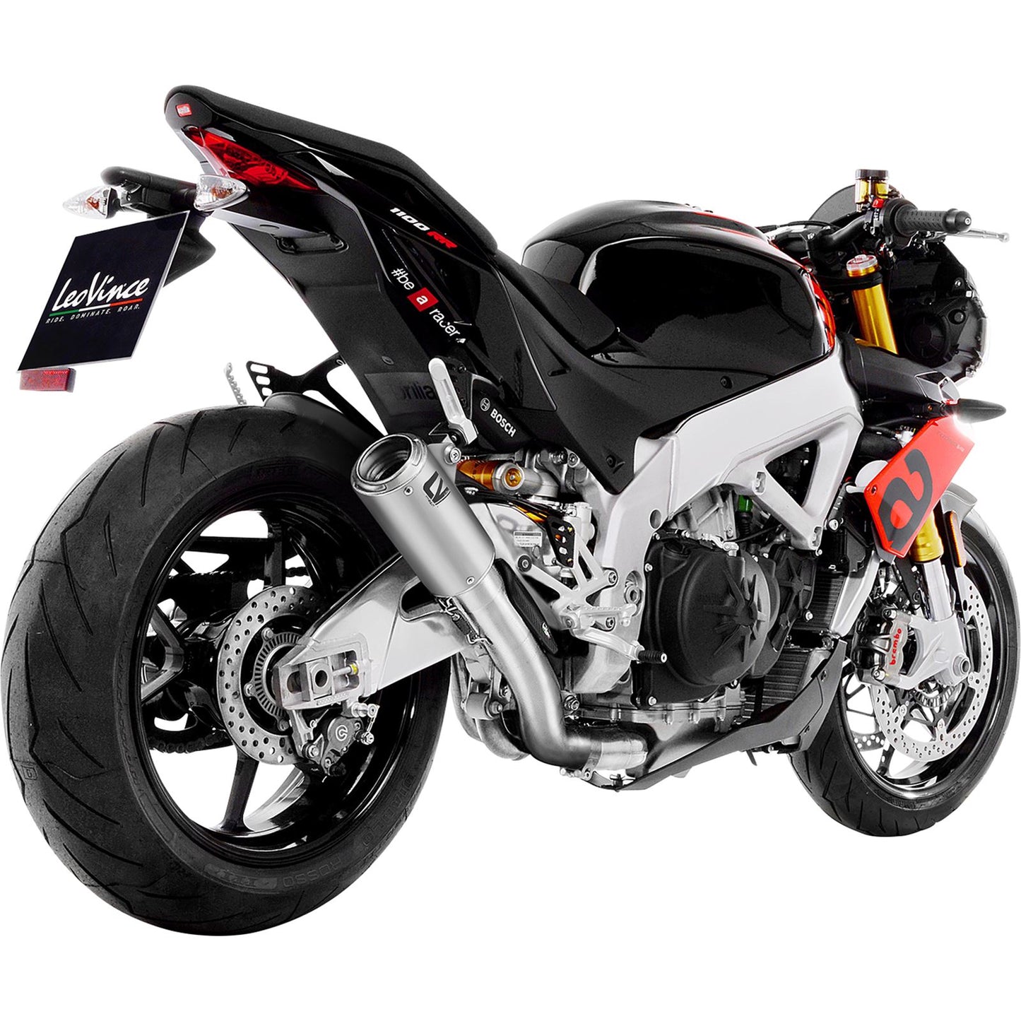 Leovince LV Corsa Muffler - Titanium for Aprilia [MPN: 15401T]_1102125
