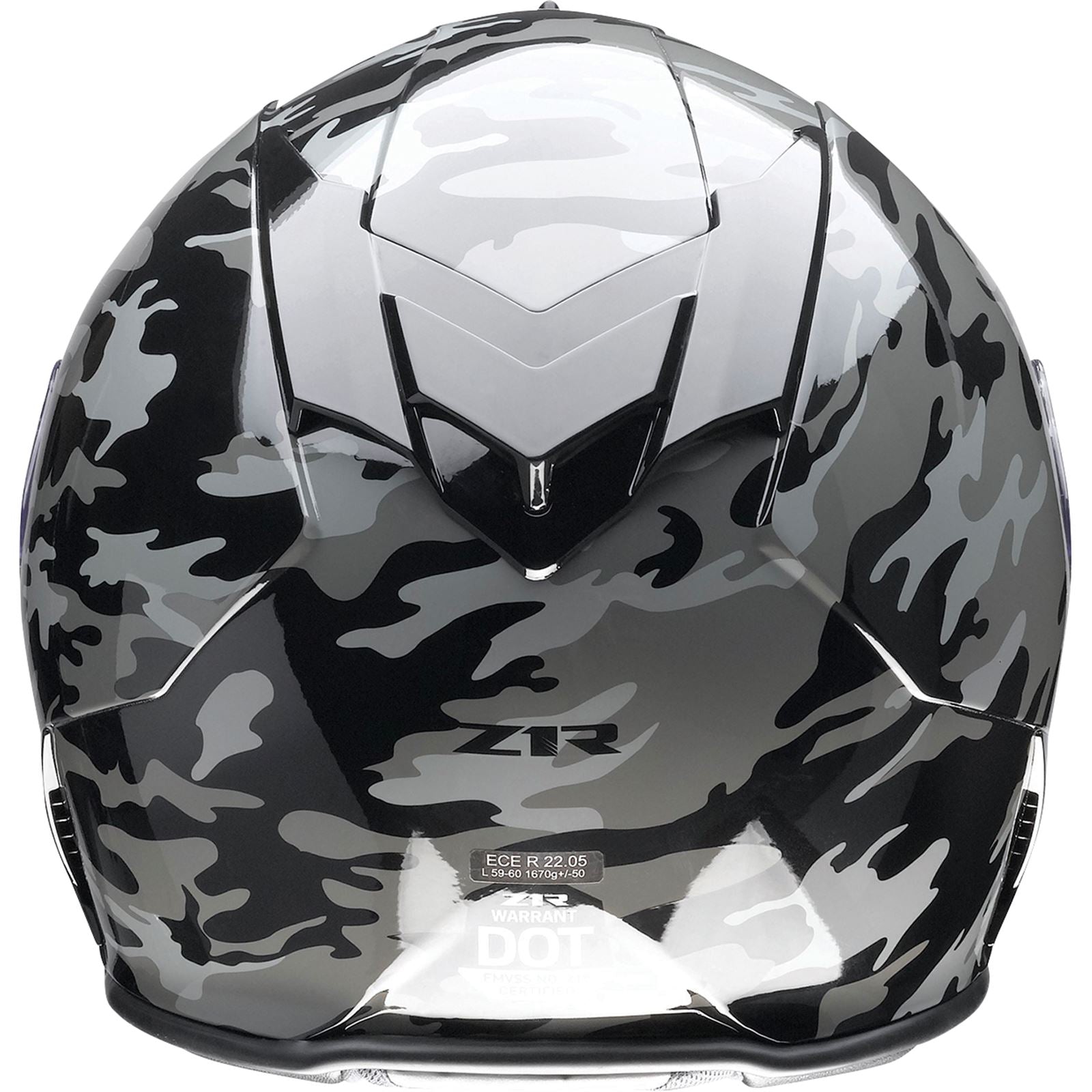 Z1R Warrant Helmet - Camo - Black/Gray _1073251