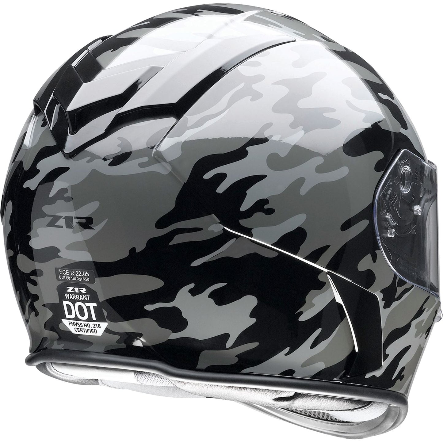 Z1R Warrant Helmet - Camo - Black/Gray _1073247