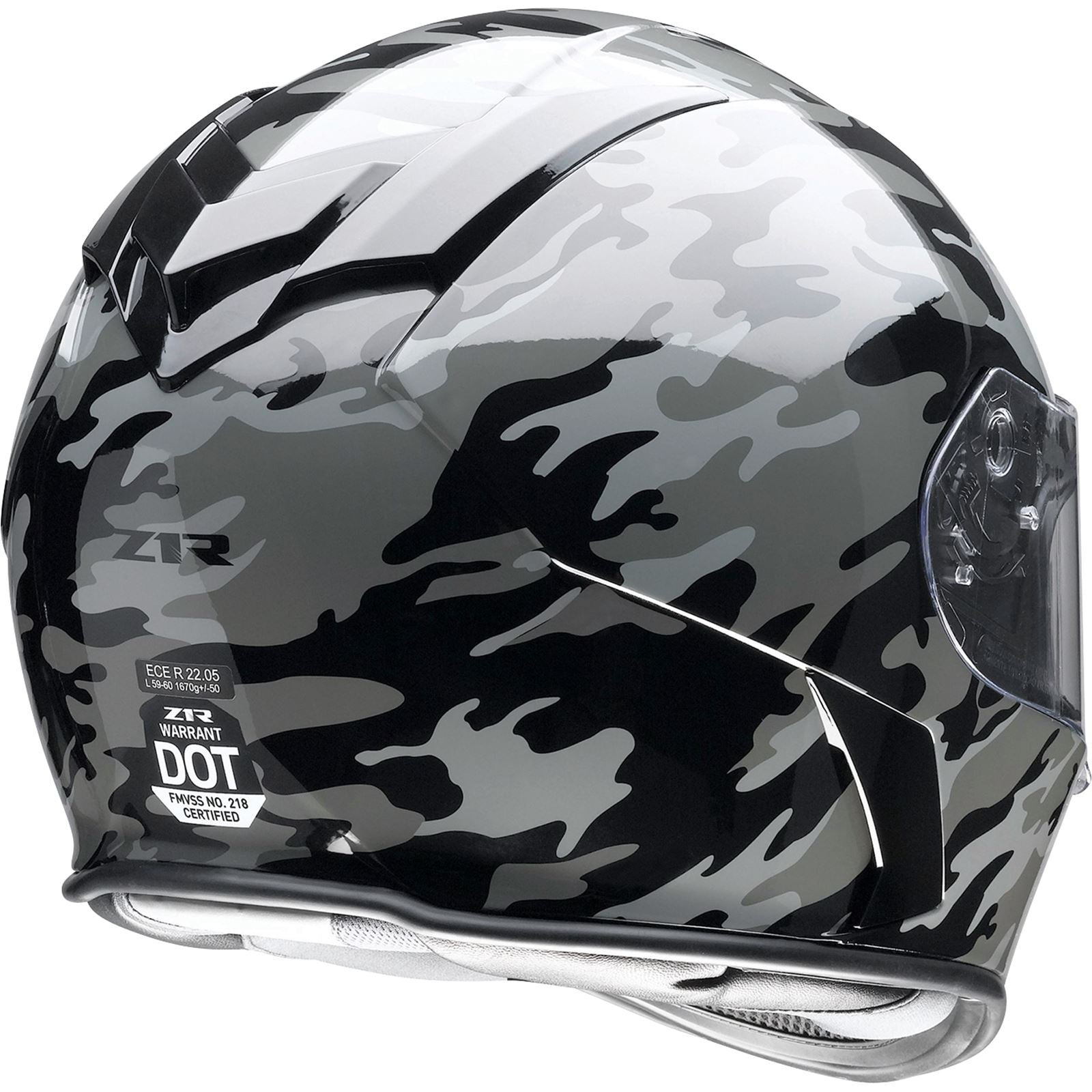 Z1R Warrant Helmet - Camo - Black/Gray _1073247