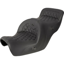 Saddlemen Heated Roadsofa™ Seat without Backrest Full Lattice Stitch - Black H88-07-182HCT_1147549