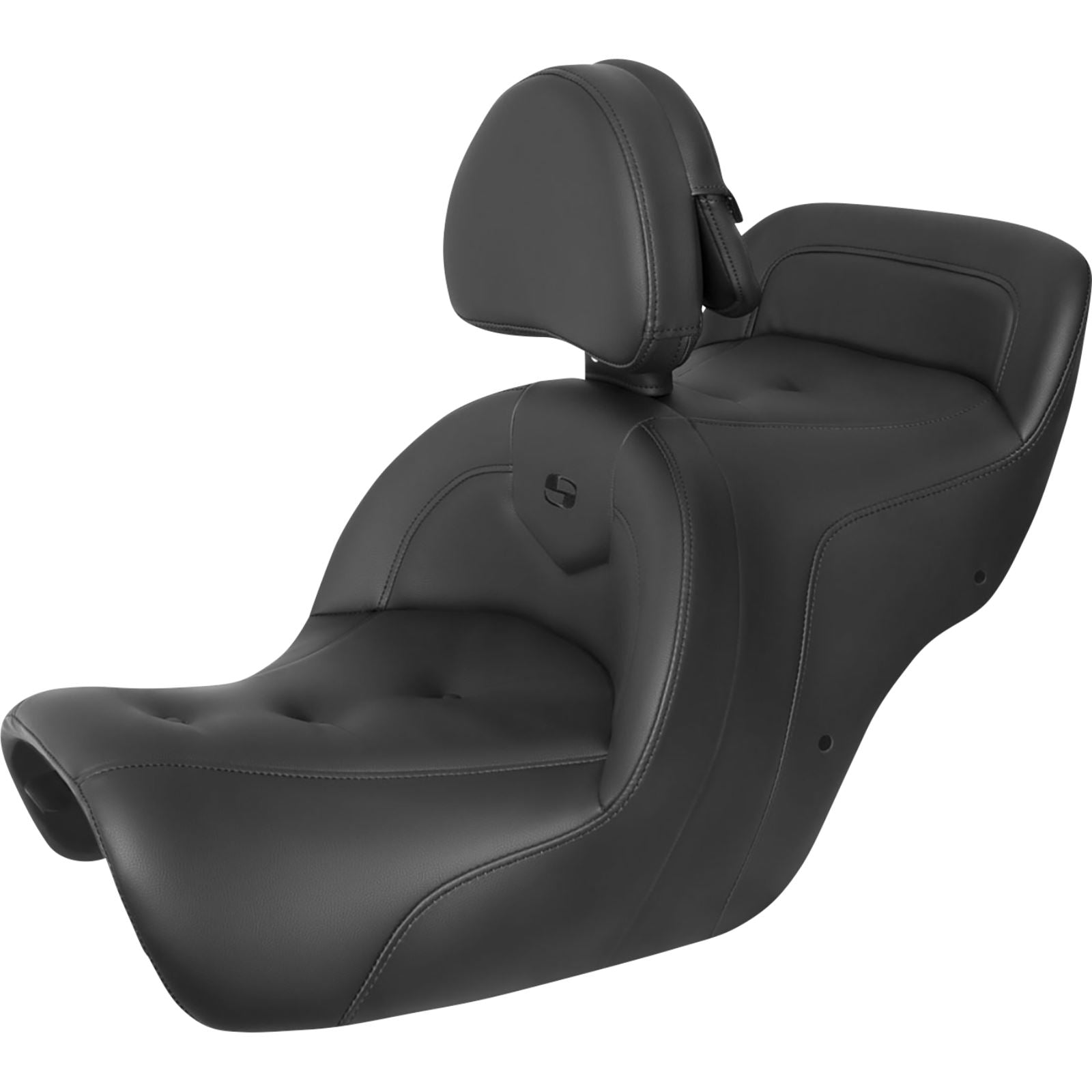 Saddlemen Roadsofa™ Seat - Pillow Top - Includes Backrest - Black H88-07-181BR_1147546