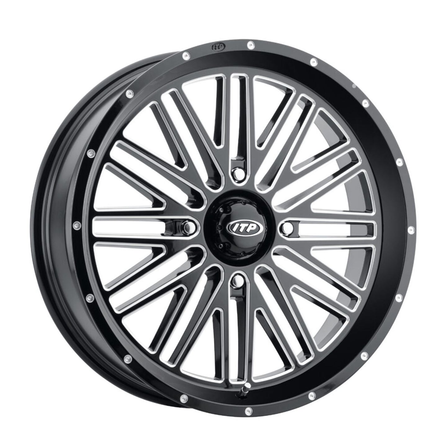 ITP Wheel - Momentum - Black/Milled - 18x6.5 - 4/137 - 4+2.5 (+10 mm) 1822742731B_1095706