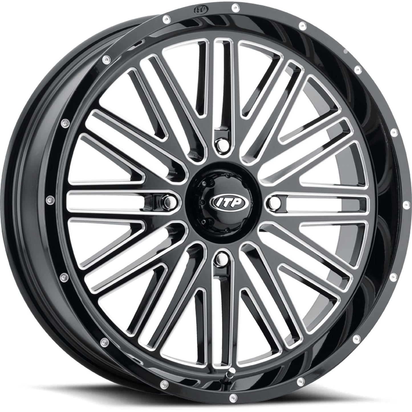 ITP Wheel - Momentum - Black/Milled - 20x6.5 - 4/156 - 4+2.5 (+10 mm) 2022745731B_888421