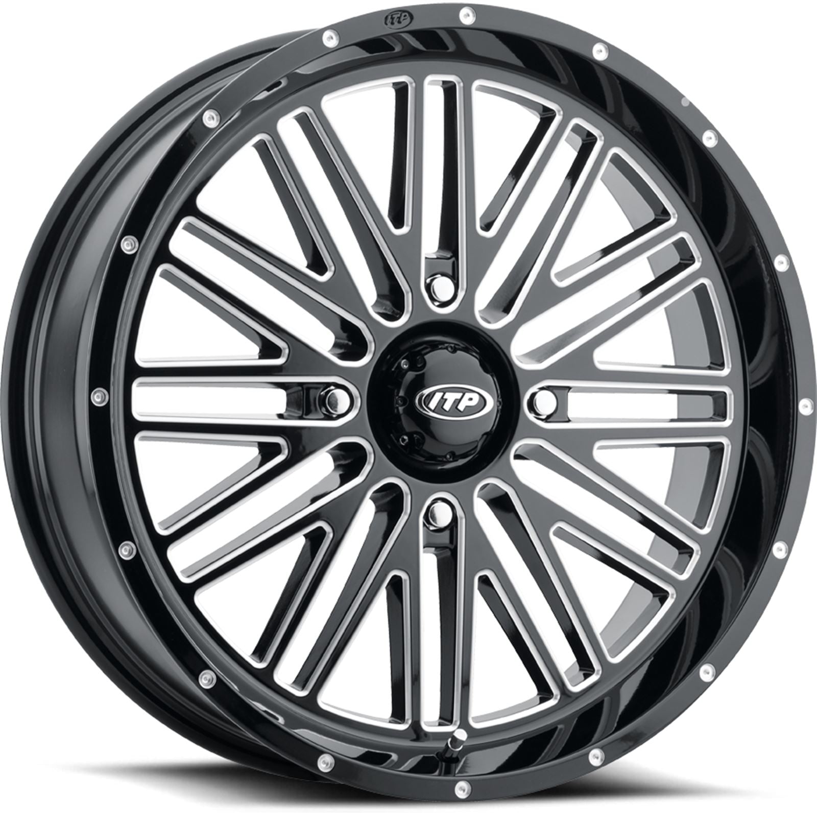 ITP Wheel - Momentum - Black/Milled - 20x6.5 - 4/156 - 4+2.5 (+10 mm) 2022745731B_888421