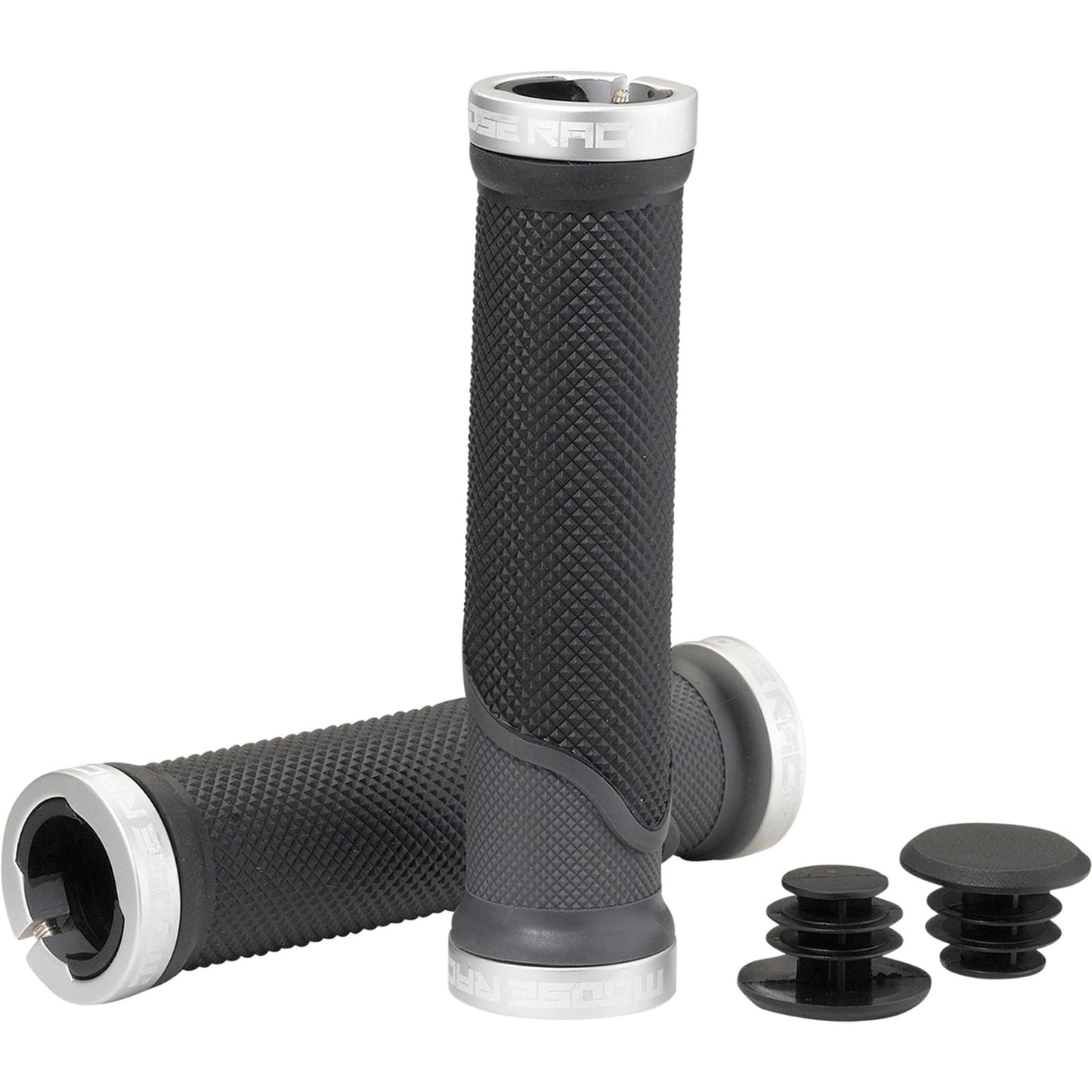 Moose Offroad MTB Lock-on Grips - Black/Gray - 16" Ebike PRO-627EP_888525