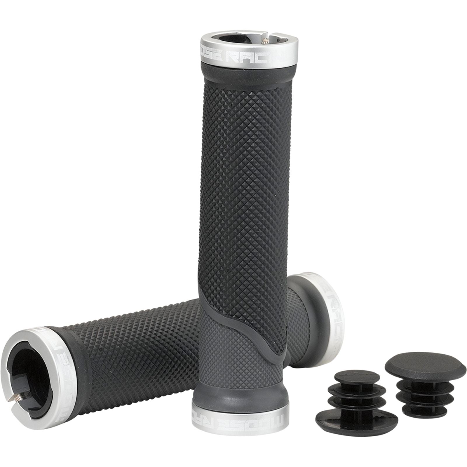 Moose Offroad MTB Lock-on Grips - Black/Gray - 16" Ebike PRO-627EP_888525