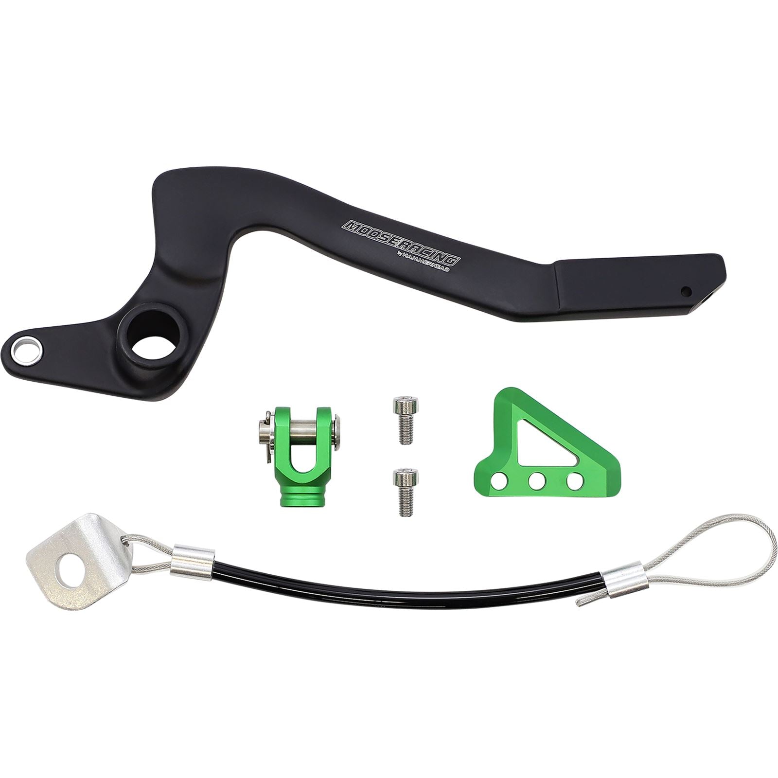 Moose Offroad Brake Pedal - Green for Kawasaki 82-0344-21-20_1105863
