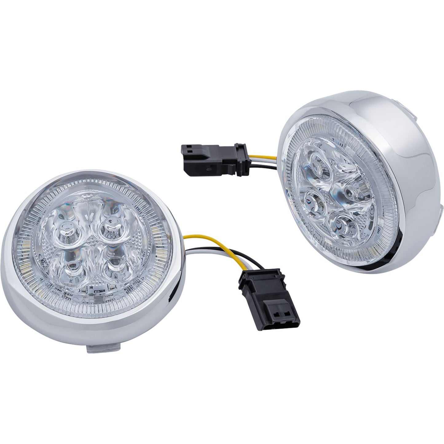 Ciro Turn Signal Insert - Front - Chrome/Clear [MPN: 45403]_1097307