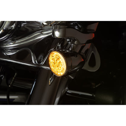 Ciro Turn Signal Insert - Front - Chrome/Clear [MPN: 45403]_1097472