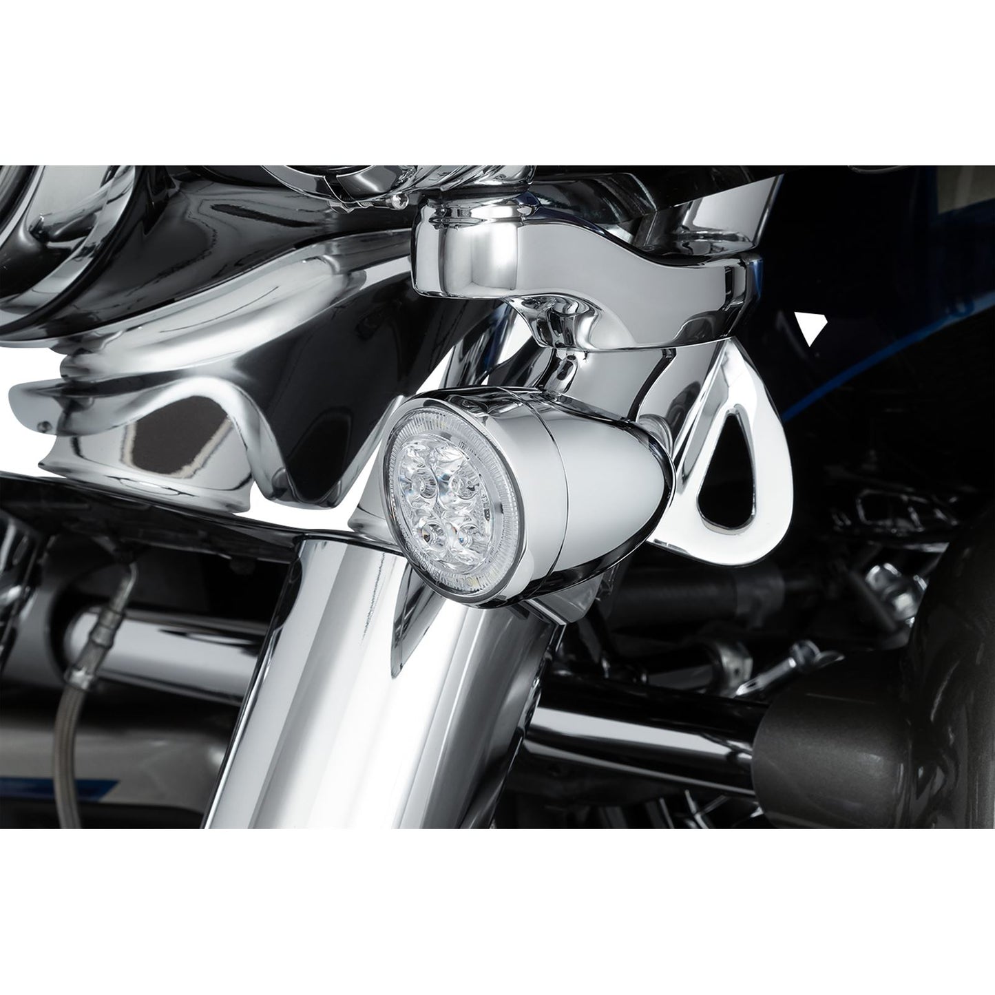 Ciro Turn Signal Insert - Front - Chrome/Clear [MPN: 45403]_1097436