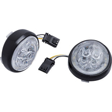 Ciro Turn Signal Insert - Front - Black/Clear [MPN: 45423]_1097435
