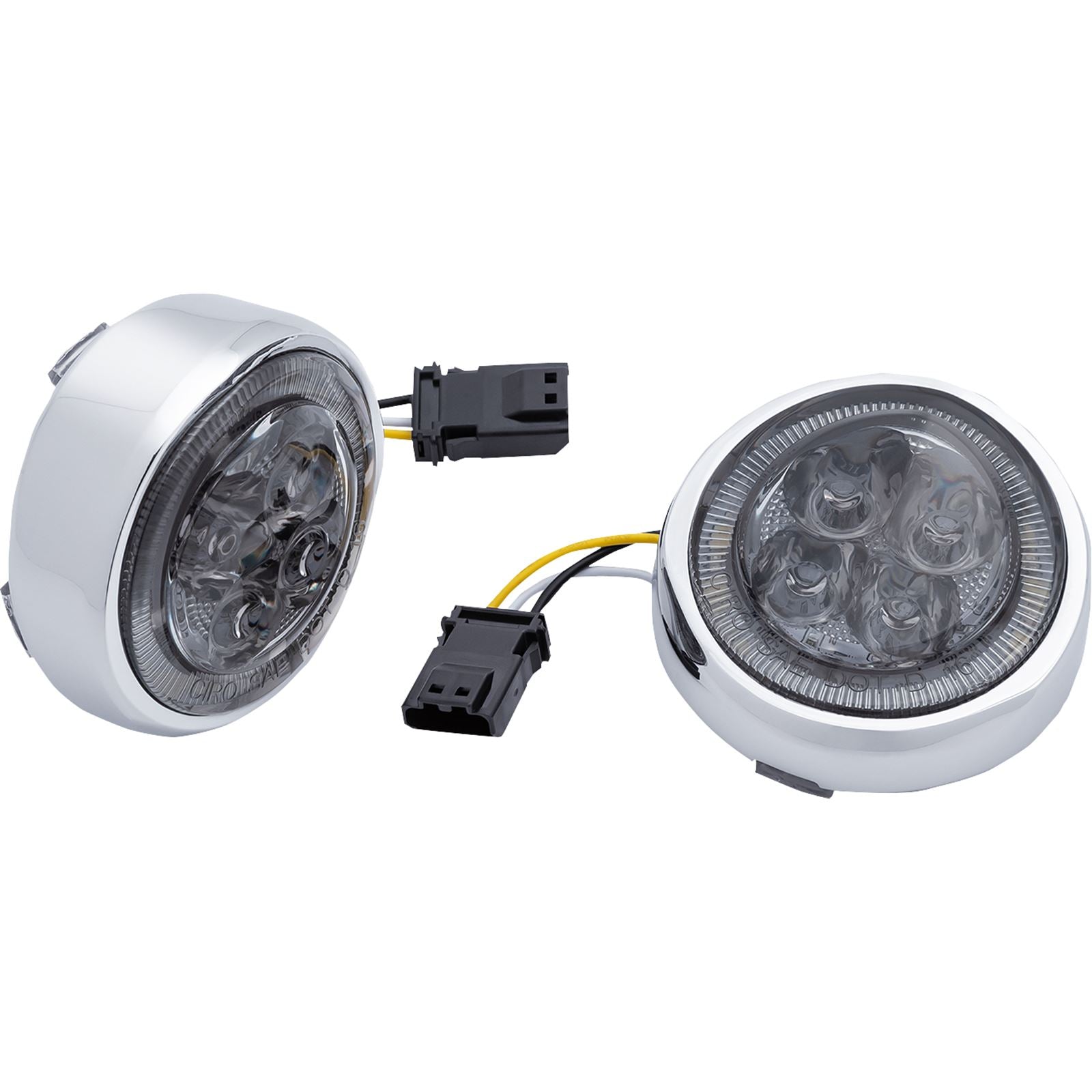 Ciro Turn Signal Insert - Front - Chrome/Smoke [MPN: 45603]_1097434