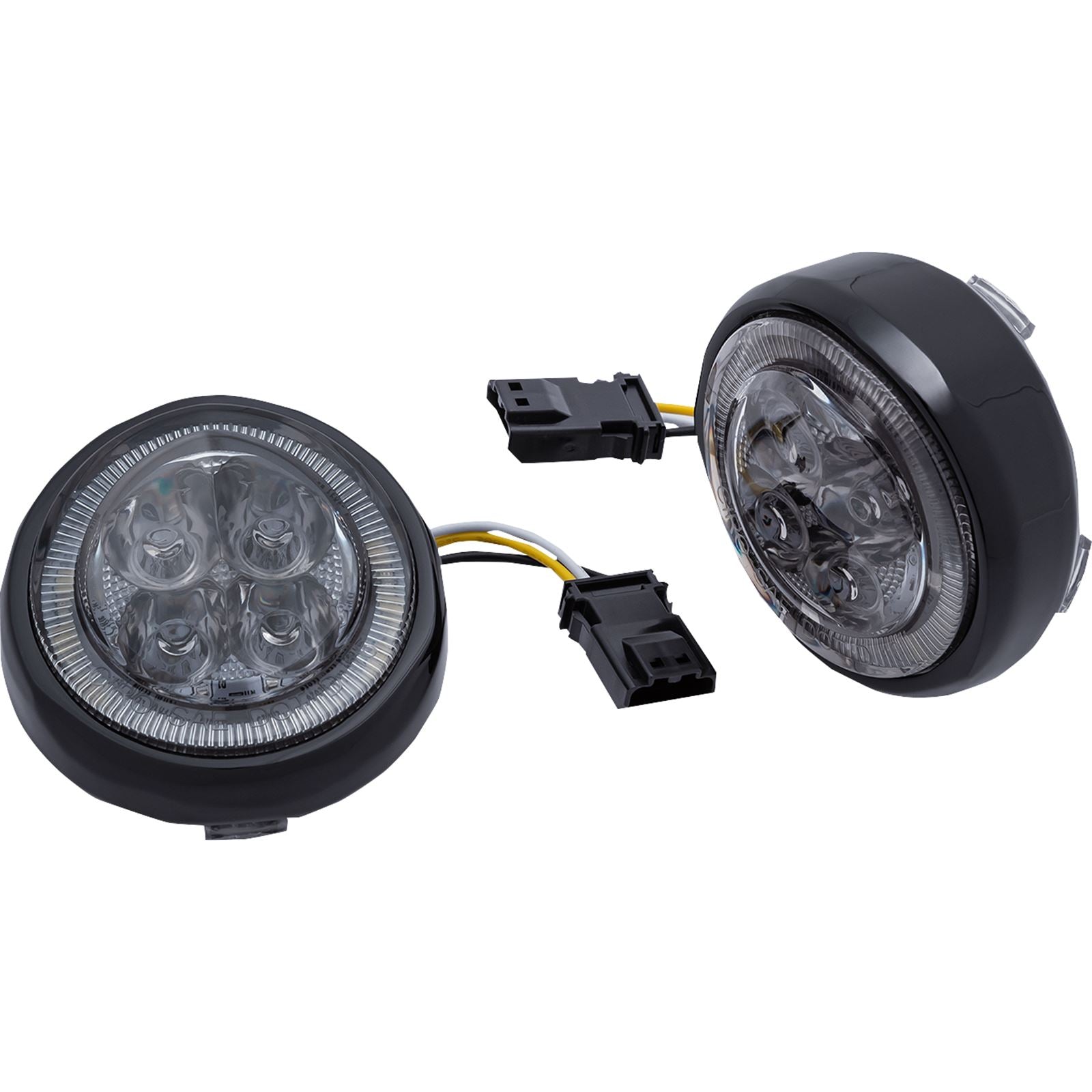 Ciro Turn Signal Insert - Front - Black/Smoke [MPN: 45623]_1097433
