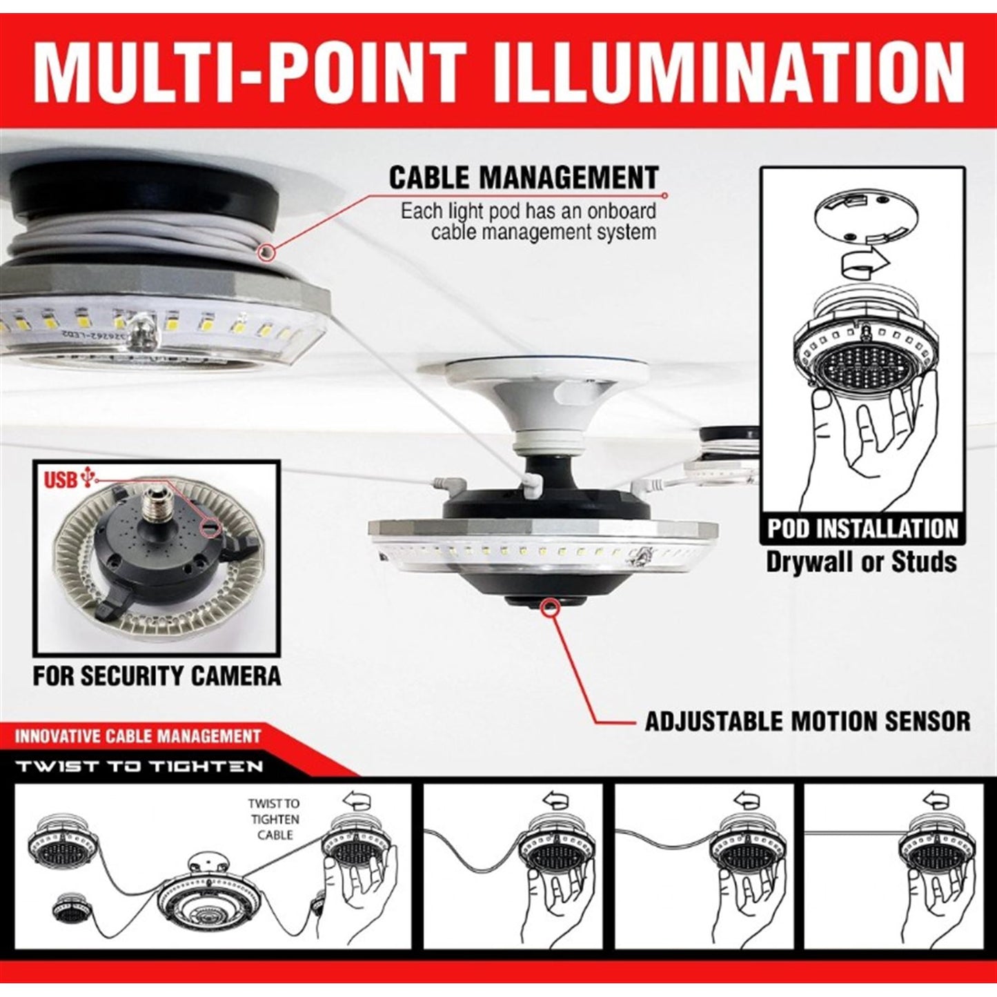 STKR MPi - Multi Point Motion Activated Lighting System 00194_889574