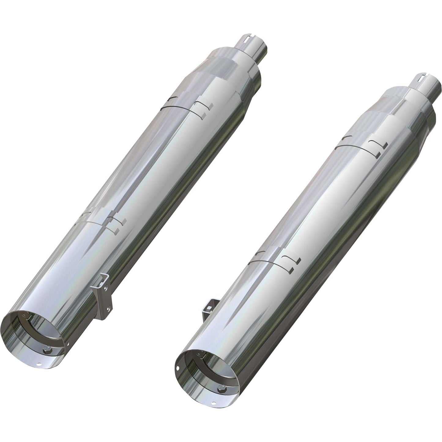 Khrome Werks 4-1/2" War Hammer Mufflers - Chrome [MPN: 202220]_1074122